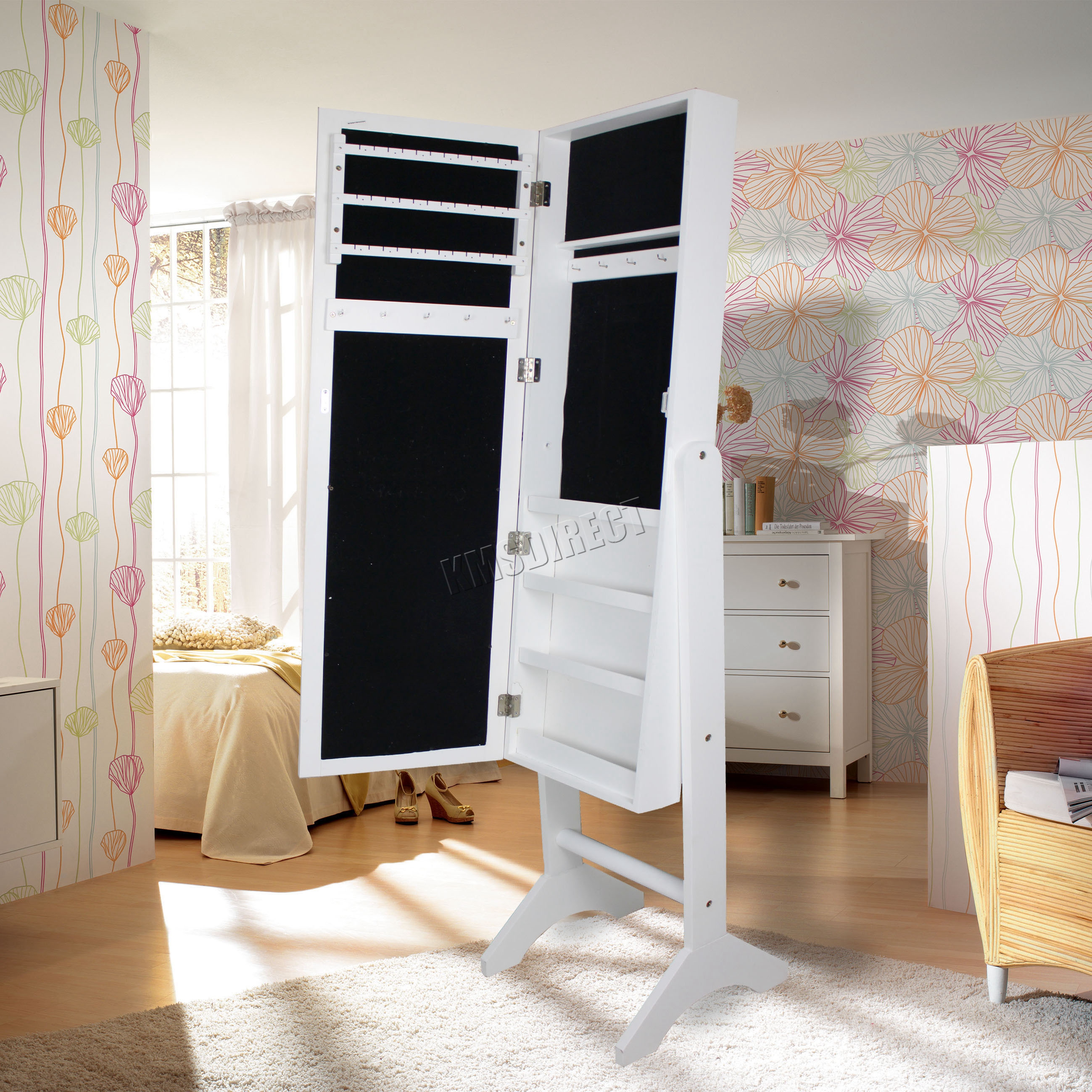 Westwood Armoire Jewellery Cabinet Makeup Storage Lockable Jewelry Westwood Armoire Jewellery Cabinet Makeup Storage Lockable Jewelry