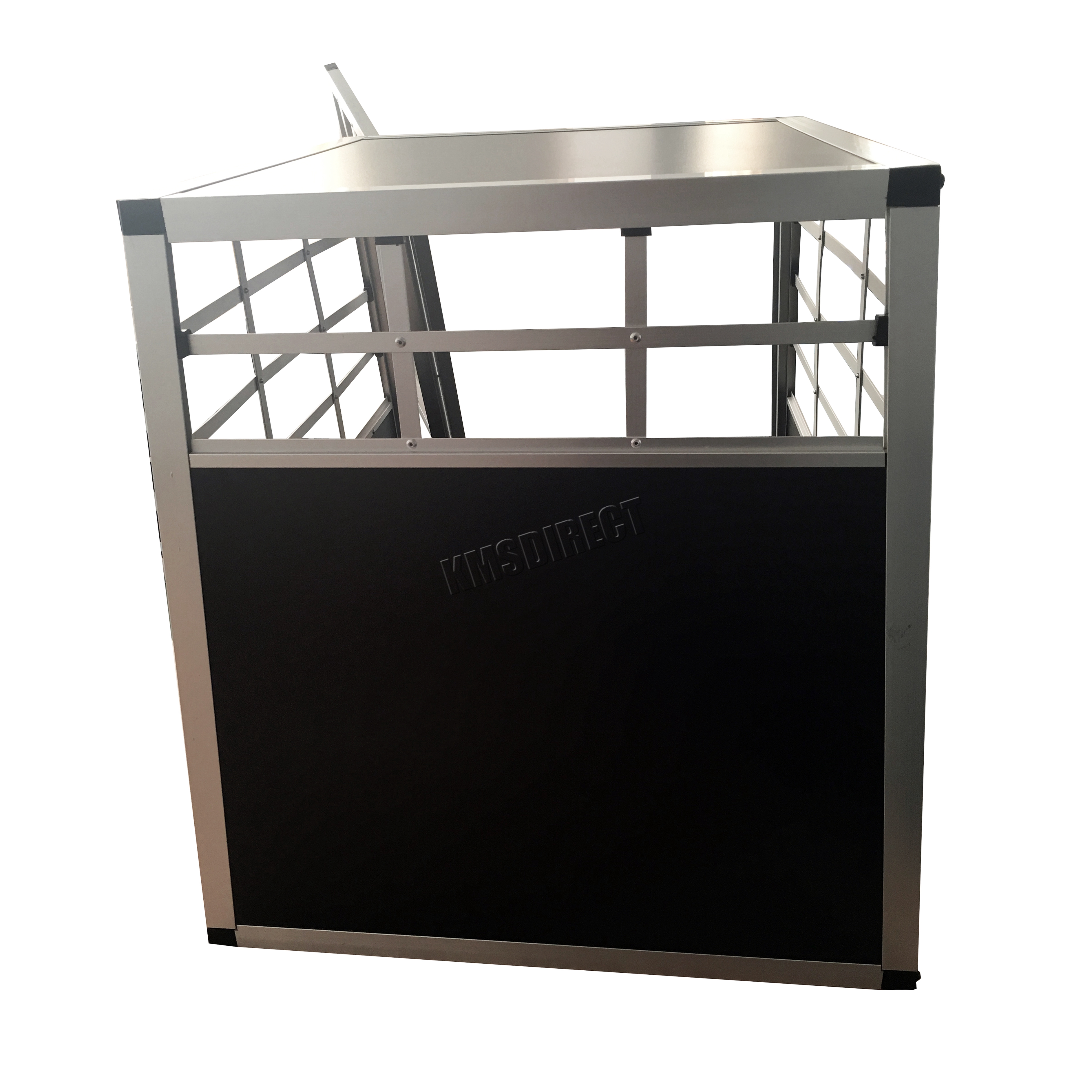 FOXHUNTER ALUMINIUM DOG Pet Cage Kennel Large Transport Crate Carrier