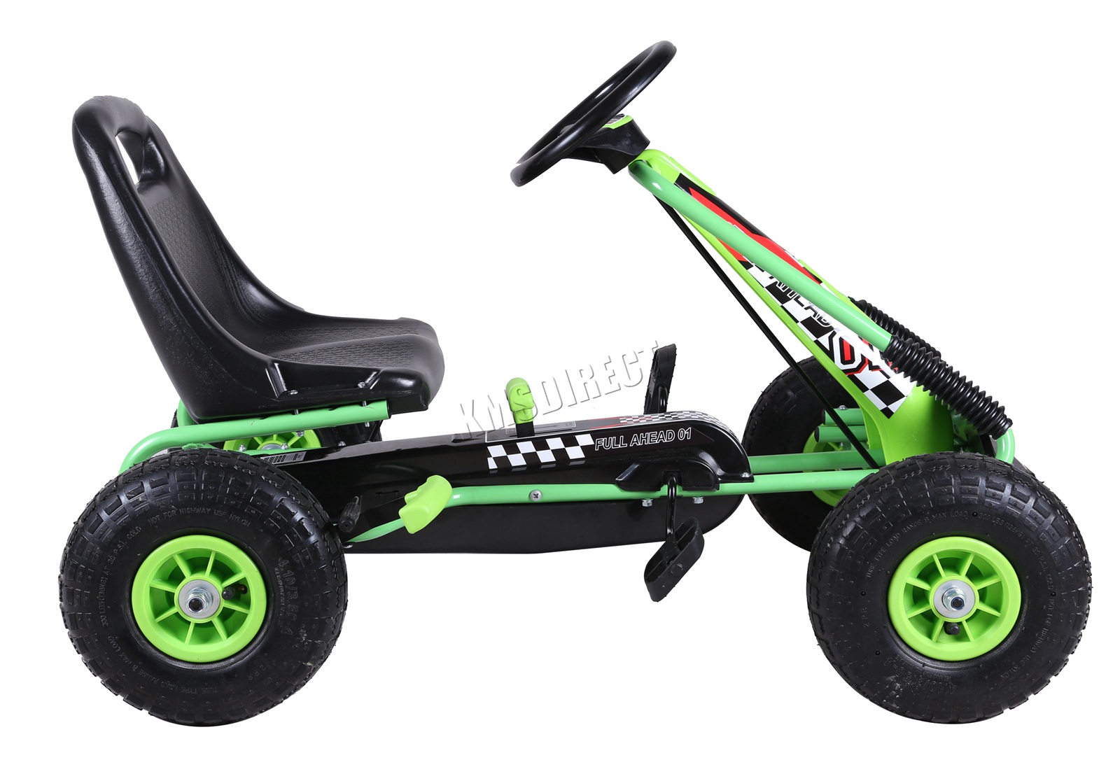 GALACTICA Kids Go Kart Ride On Car Pedal With Rubber Wheels Adjustable