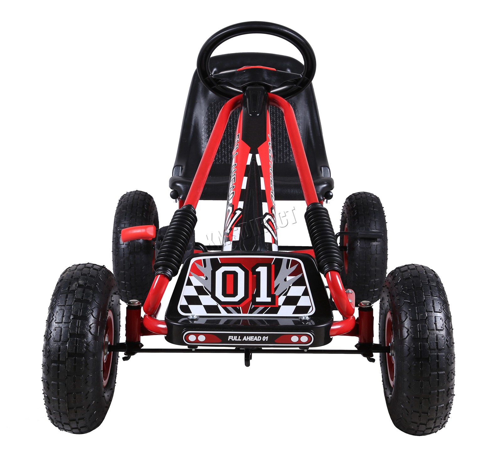 GALACTICA Kids Go Kart Ride On Car Pedal With Rubber Wheels Adjustable