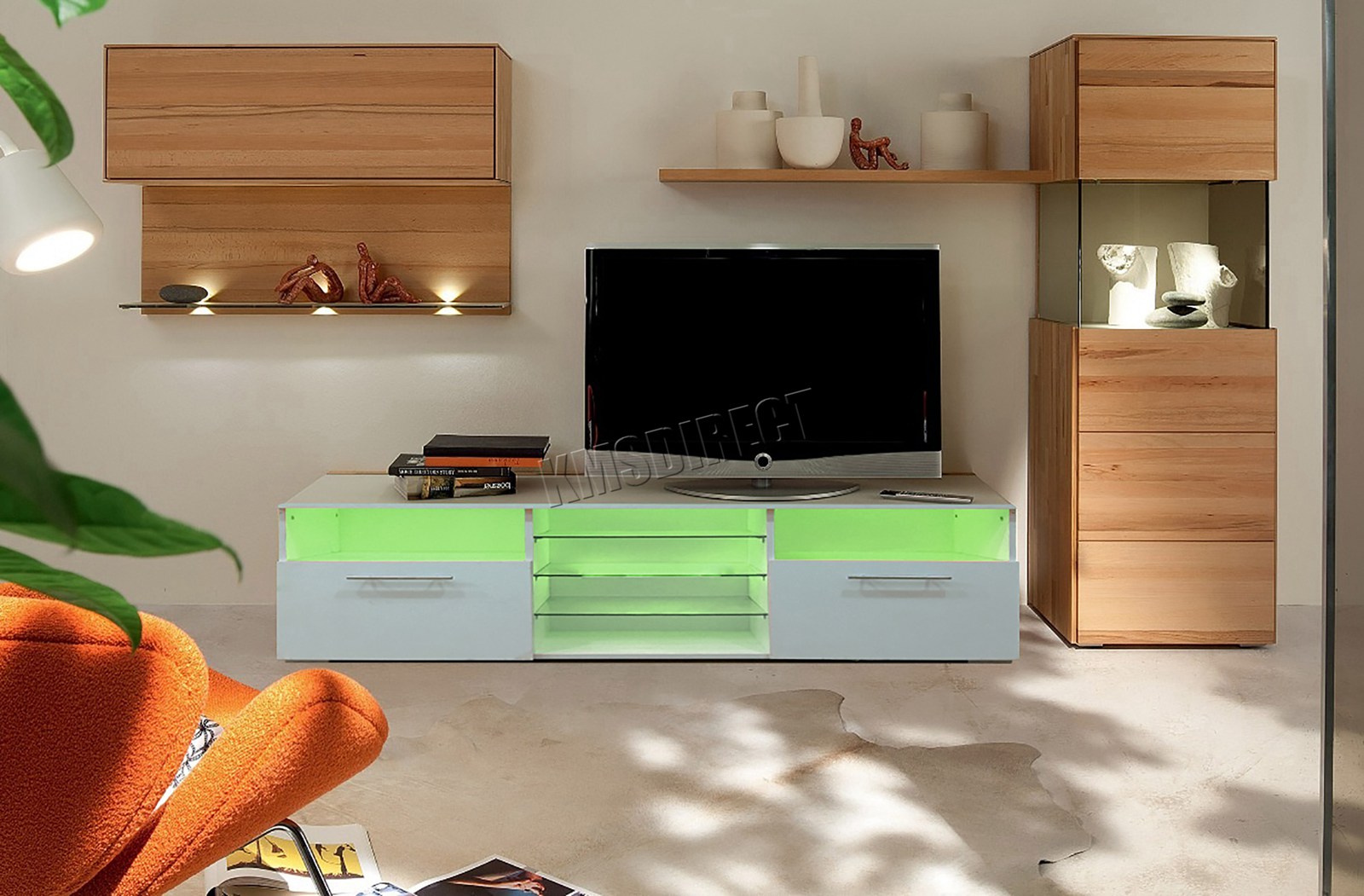 Westwood Modern LED TV Unit Stand High Gloss Doors Matte TVC11 eBay