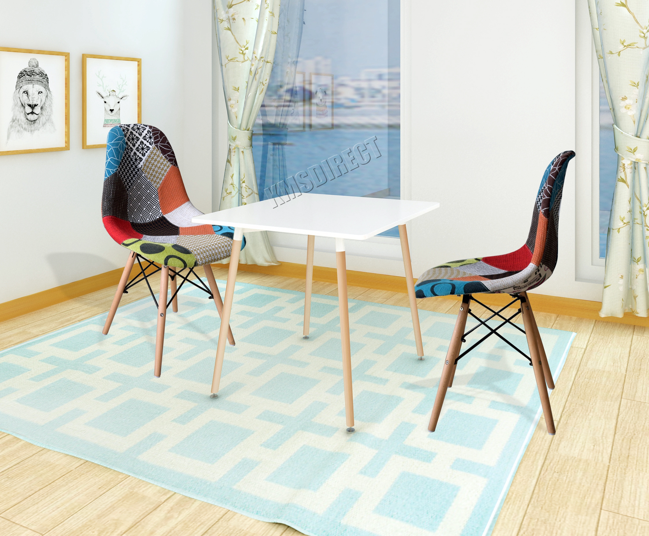 Westwood Retro Patchwork Chair Fabric Seat Vintage Home Furniture Sentinel Westwood Retro Patchwork Chair Fabric Seat Vintage Home Furniture Pc001 Dsw X2