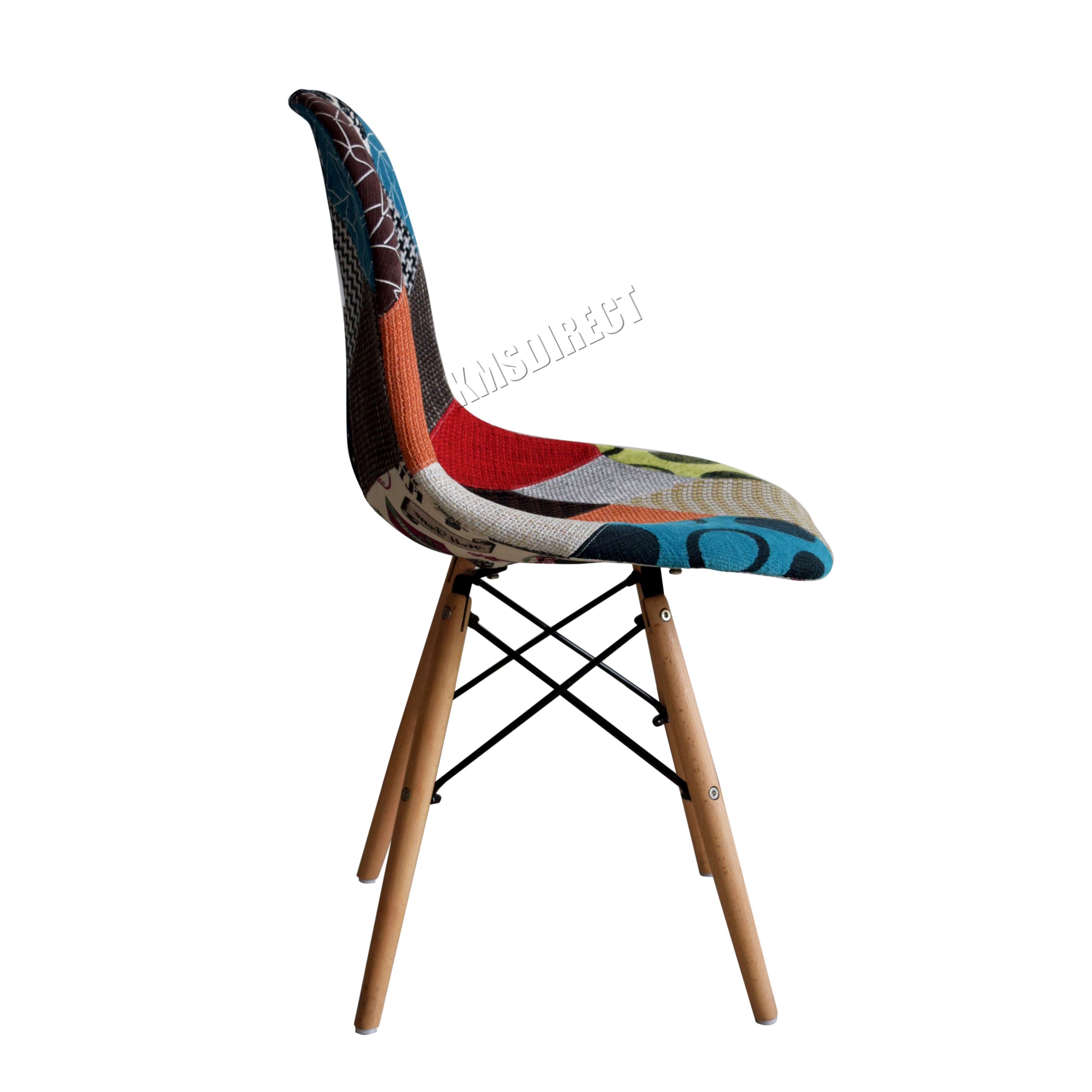 Westwood Retro Patchwork Chair Fabric Seat Vintage Home Furniture Sentinel Westwood Retro Patchwork Chair Fabric Seat Vintage Home Furniture Pc001 Dsw X2