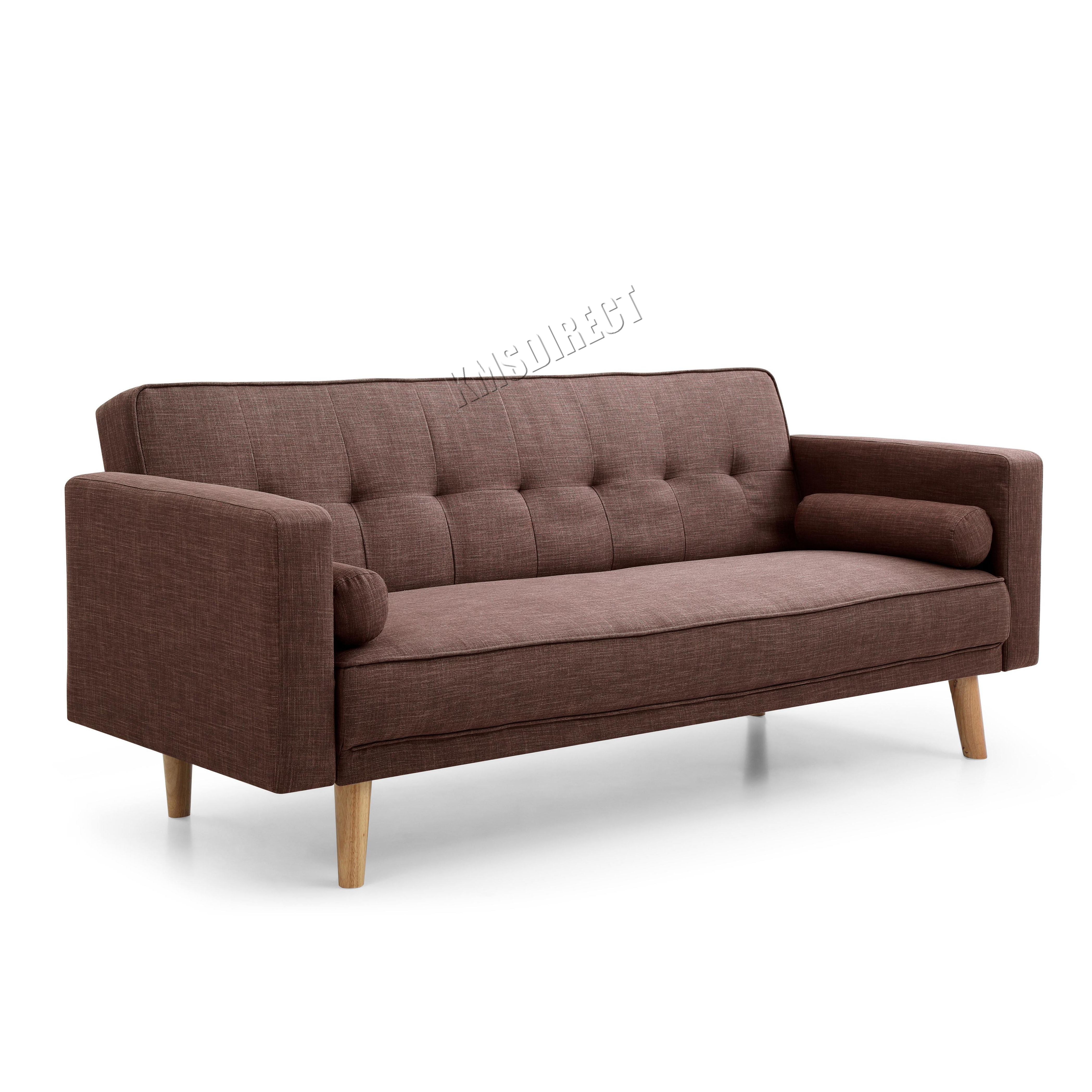 WestWood Fabric Sofa Bed 3 Seater Couch Luxury Modern Home Furniture