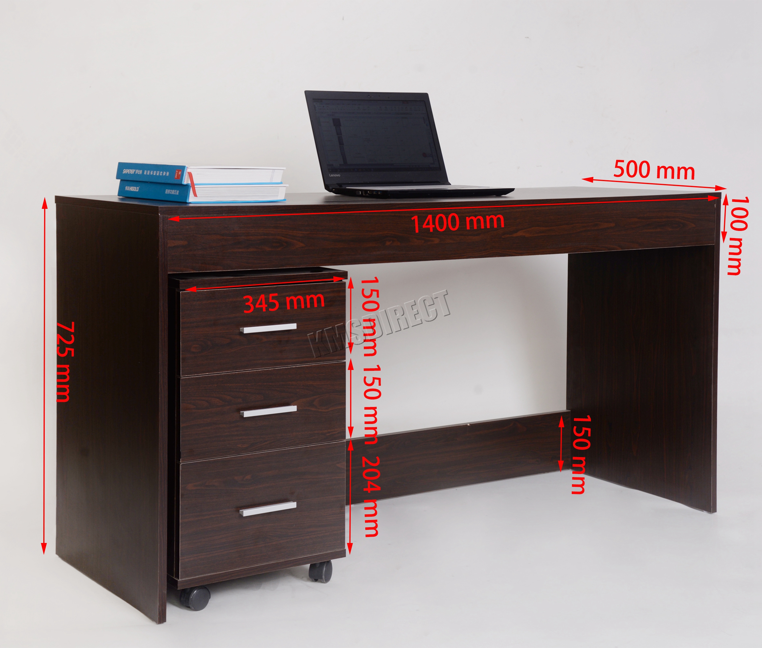 Westwood Computer Desk Pc Table With 3 Drawers Home Office Furniture Sentinel Foxhunter Computer Desk Pc Table With 3 Drawers Home Office Furniture Study Cd09