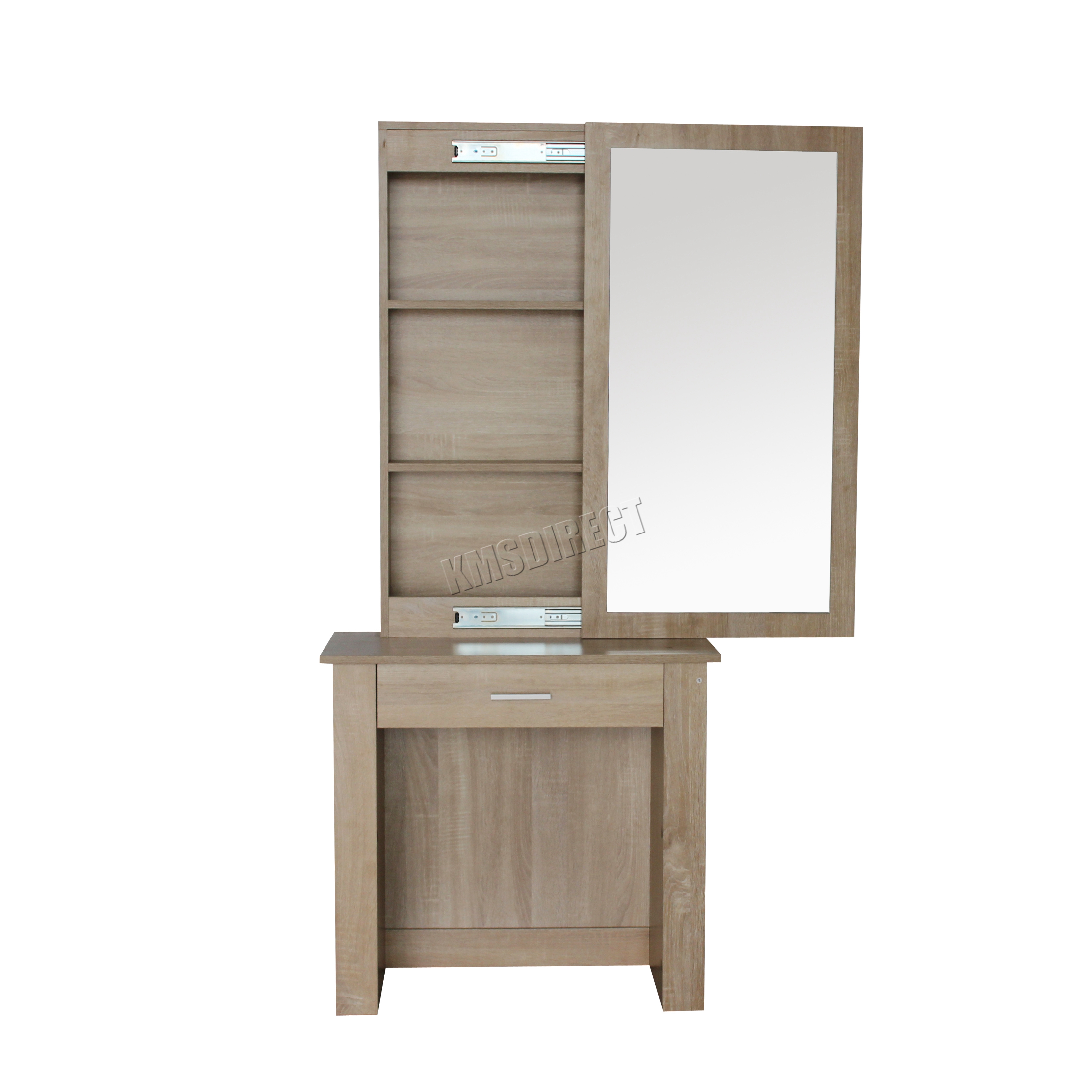 Westwood Wooden Makeup Jewelry Dressing Table With Sliding Mirror Sentinel Westwood Wooden Makeup Jewelry Dressing Table With Sliding Mirror Drawer Dt04