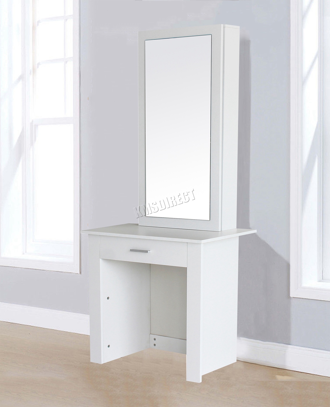 WestWood Dressing Table Modern Wooden Makeup Table With Sliding