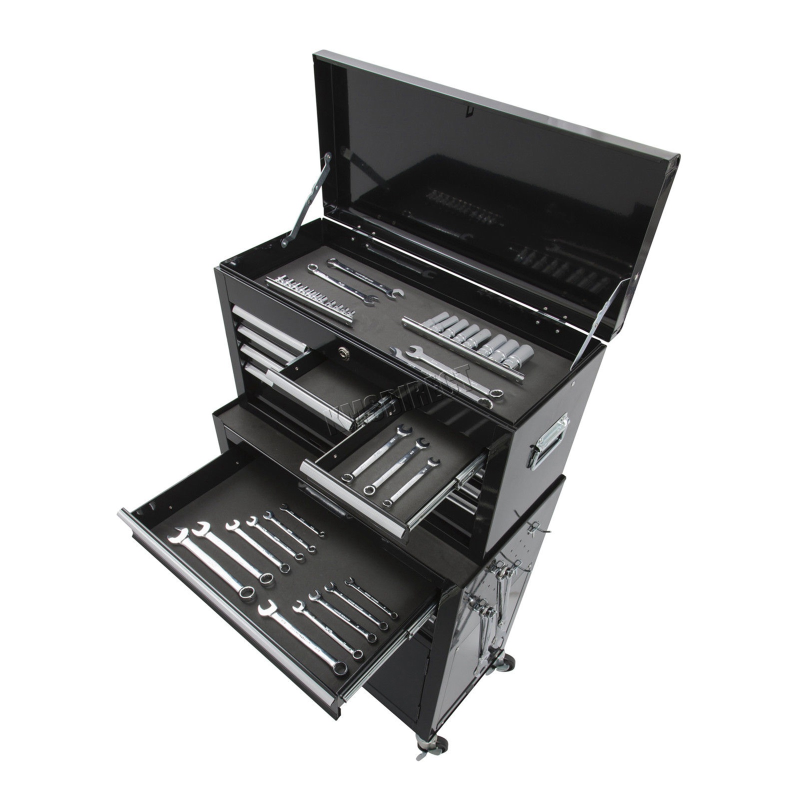 Caja de herramientas de metal SwitZer trolley organizador de