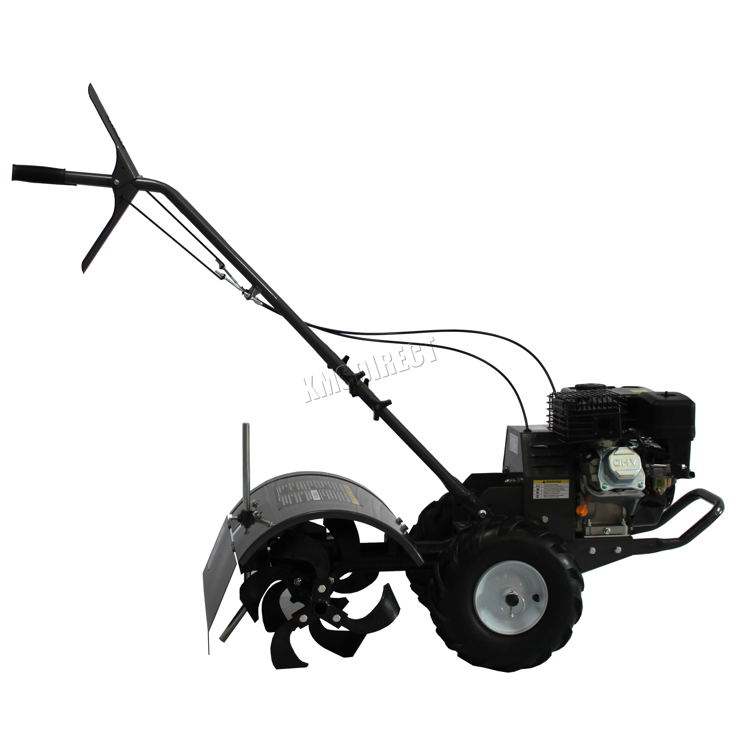 SwitZer Heavy Duty Petrol Rotovator Tiller Cultivator Rotavator 6.5HP ...