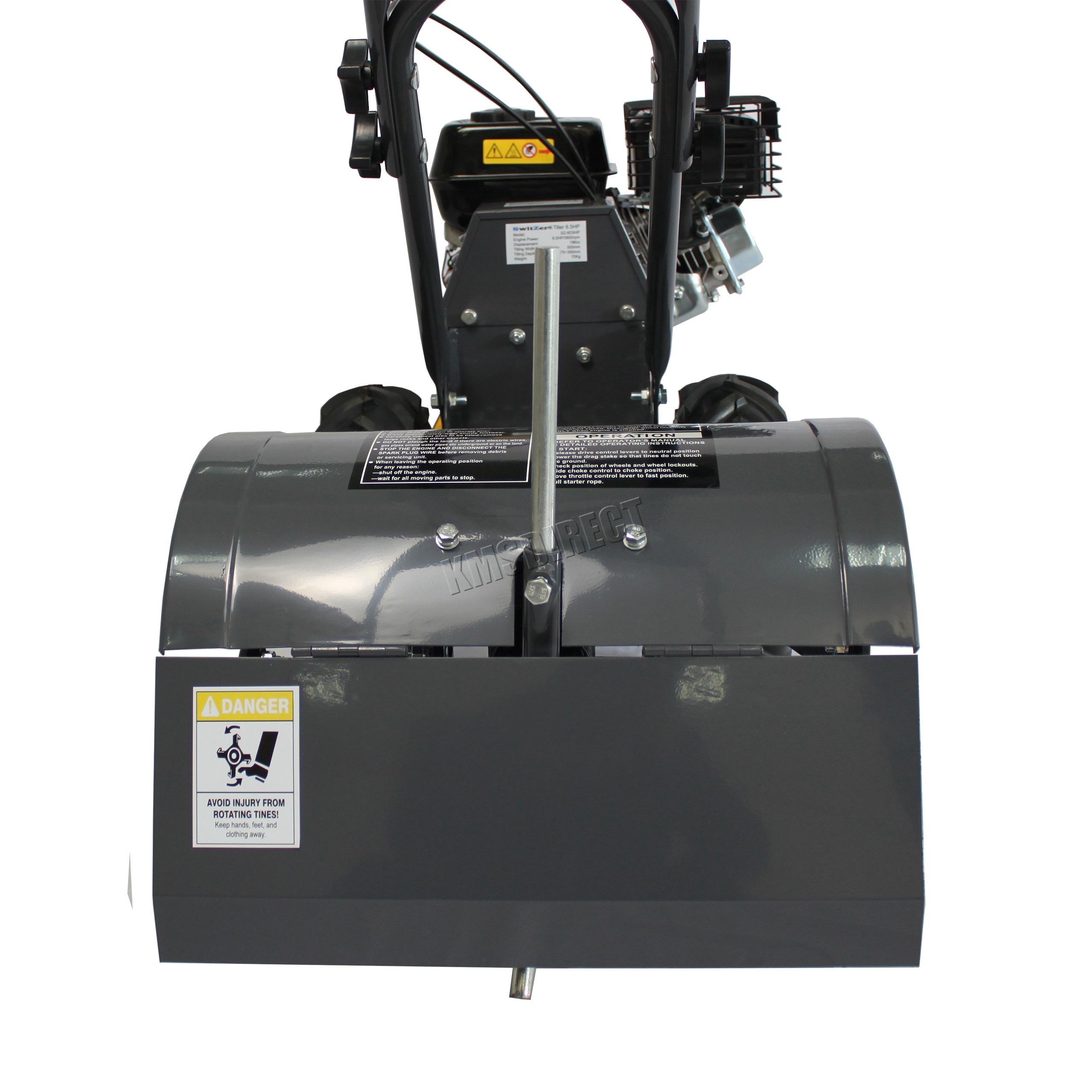 SwitZer Heavy Duty Petrol Rotovator Tiller Cultivator Rotavator 6.5HP ...