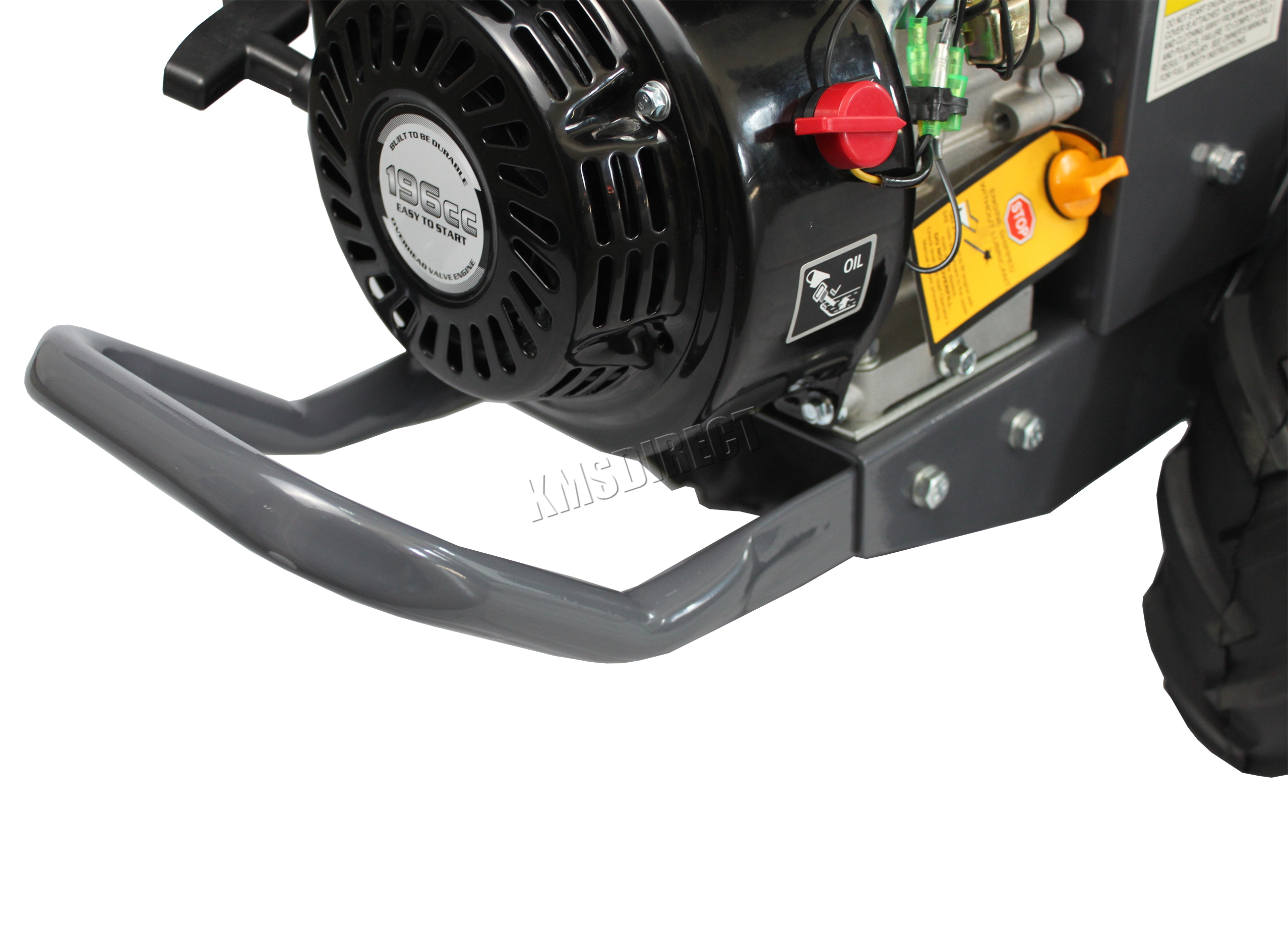 SwitZer Heavy Duty Petrol Rotovator Tiller Cultivator Rotavator 6.5HP ...