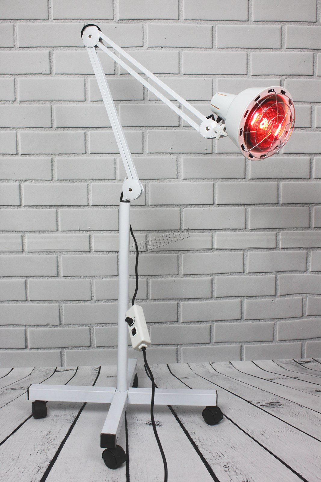 WestWood Infrared Floor Stand Heat Lamp Health Pain Relief Therapy 275W