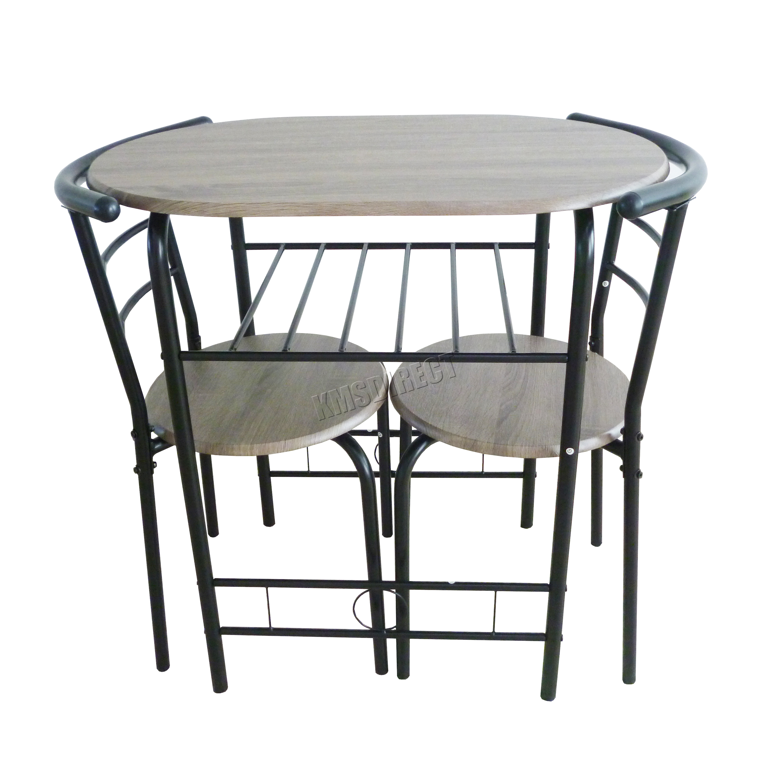 Foxhunter Compact Dining Table Breakfast Bar 2 Chair Set Metal Mdf Sentinel Foxhunter Compact Dining Table Breakfast Bar 2 Chair Set Metal Mdf Kitchen Ds06