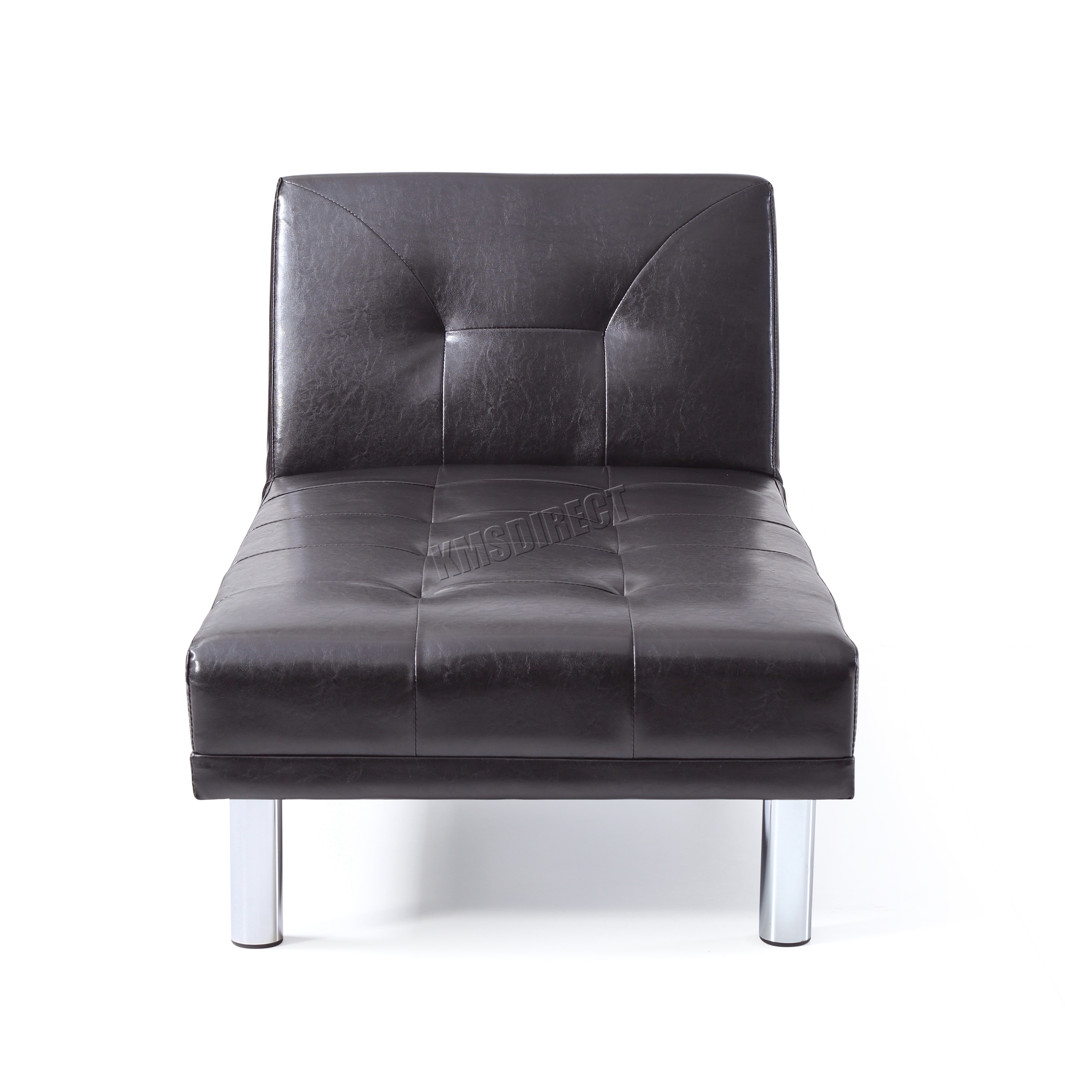 Westwood Chaise Longue Single Sofa Bed 1 Seater Couch Faux Leather Westwood Chaise Longue Single Sofa Bed 1 Seater