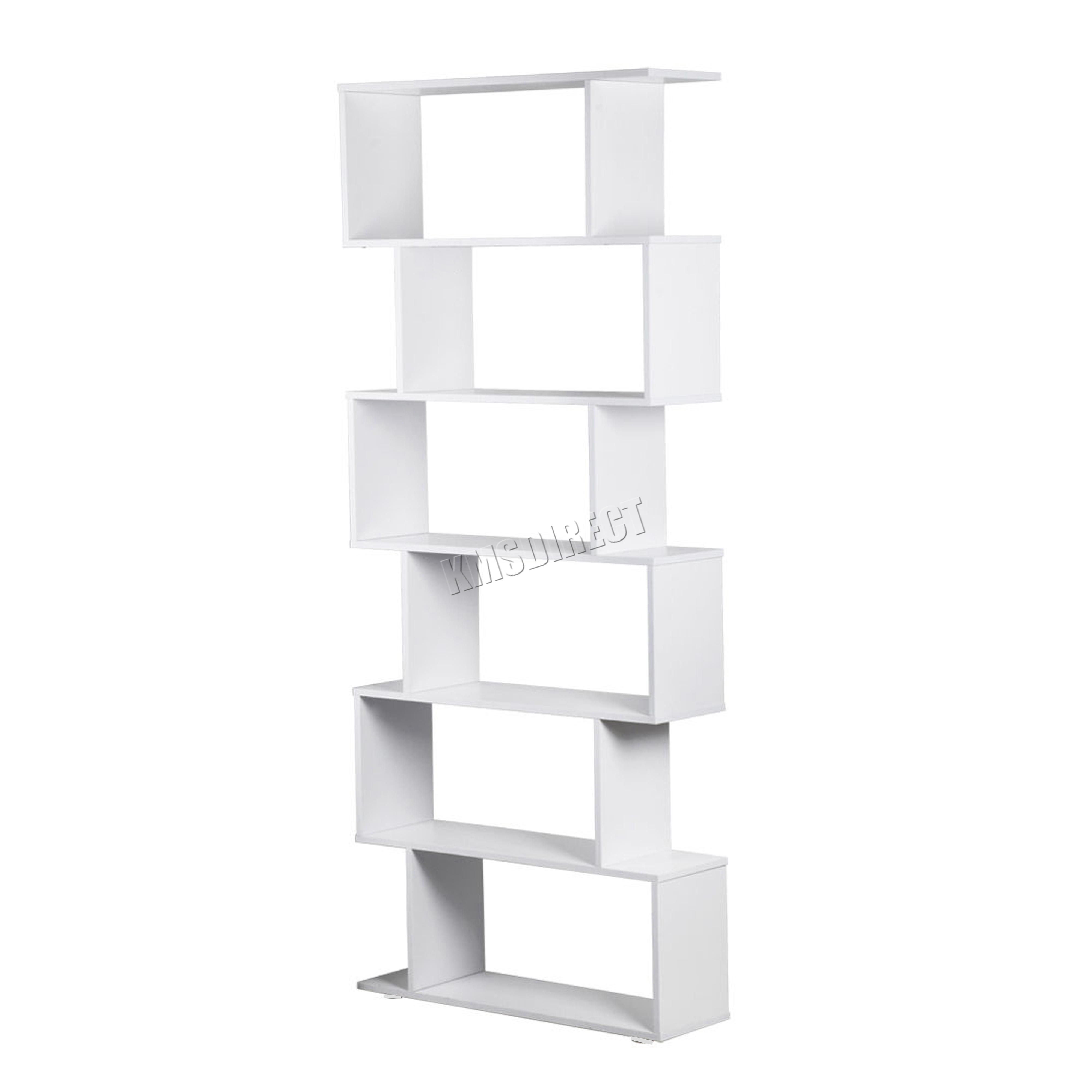 Westwood Pb 6 Tier S Shape Bookshelf Bookcase Display Unit Divider Westwood Pb 6 Tier S Shape Bookshelf Bookcase