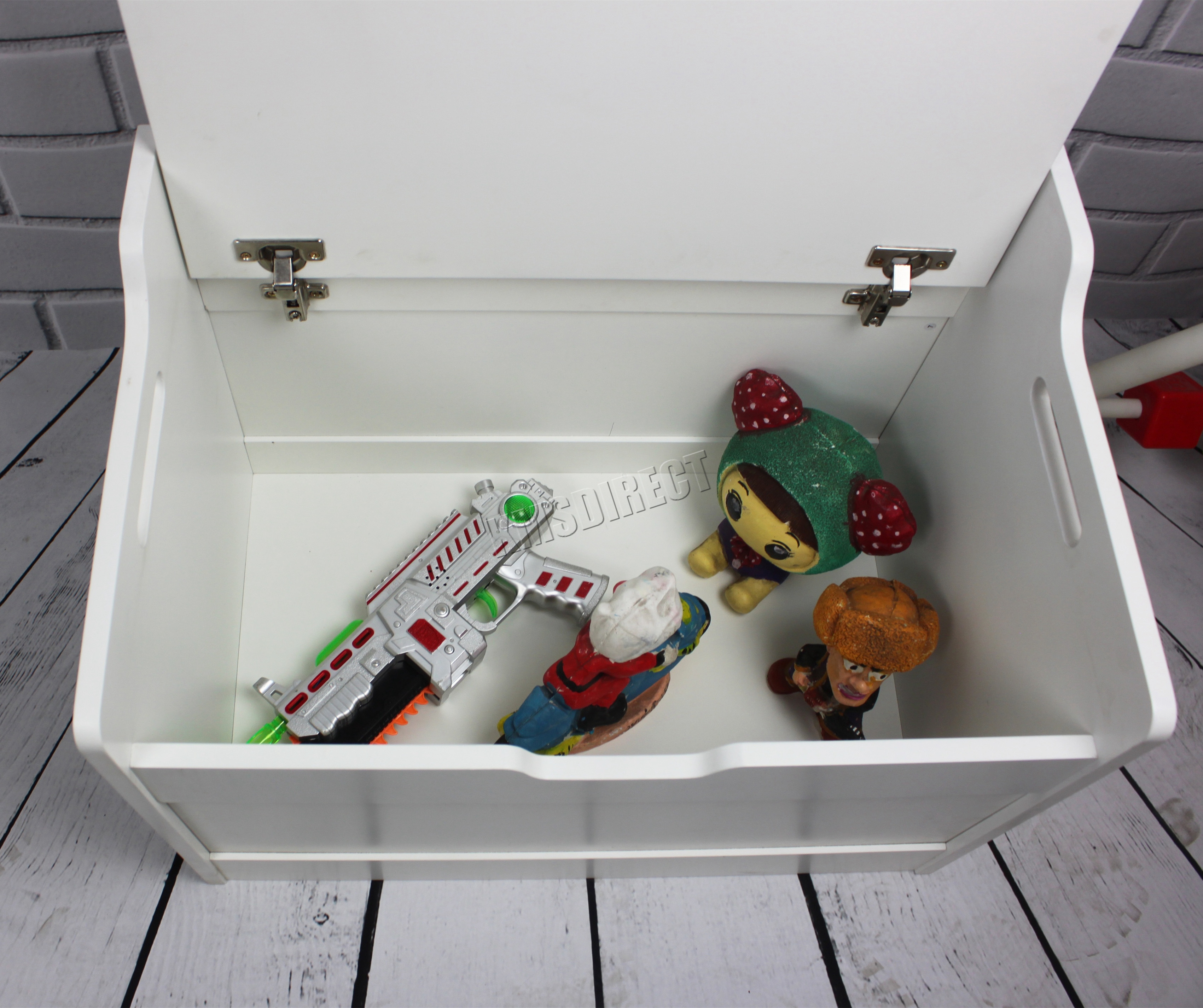 WestWood Kid Children Toy Storage Organiser Box Chest Lid Bench MDF