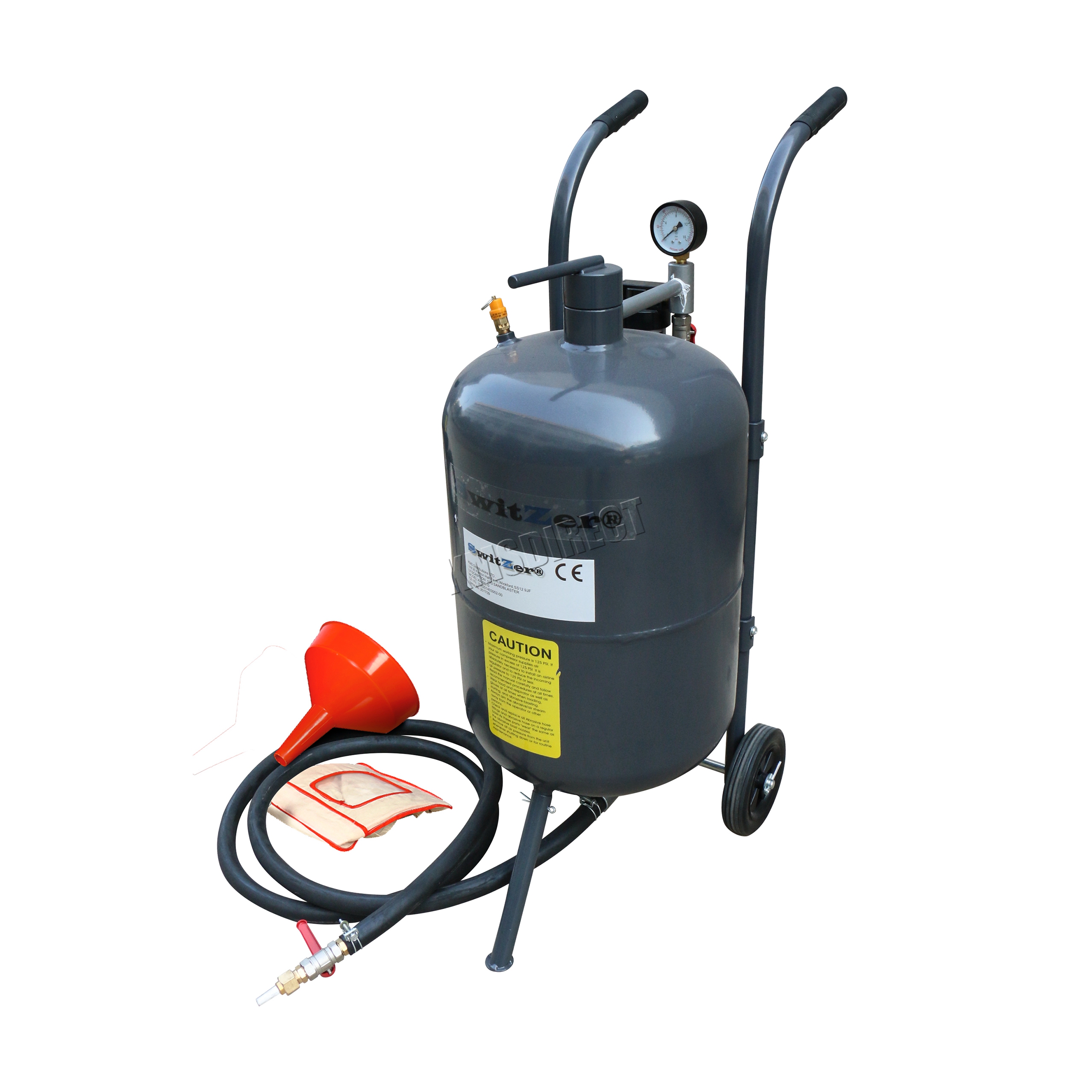 SwitZer 10 Gallon Sandblaster Pot Auto Parts Cleaning Sandblasting