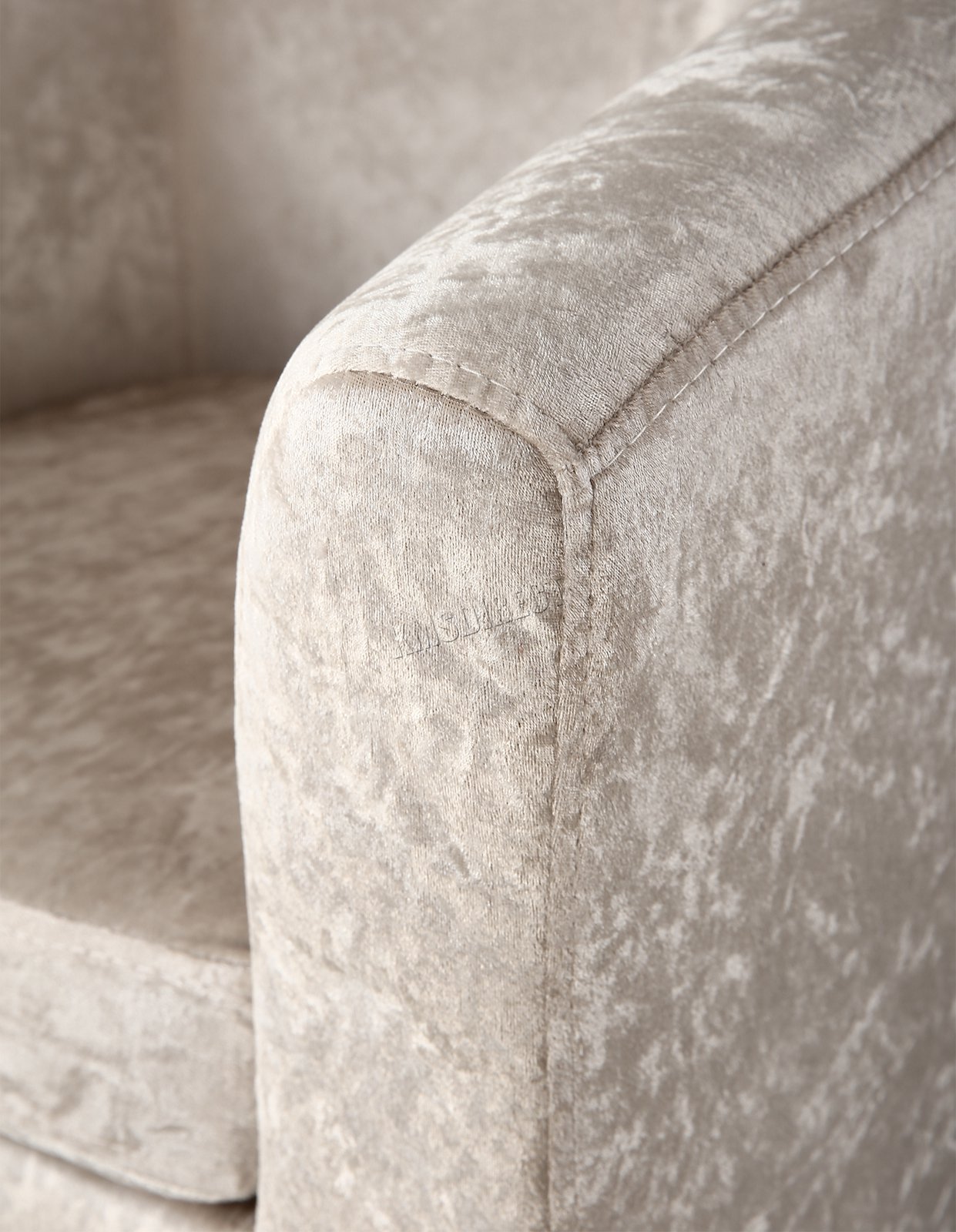 Tub Chairs WestWood Modern Crush Velvet Fabric Tub Chair Armchair