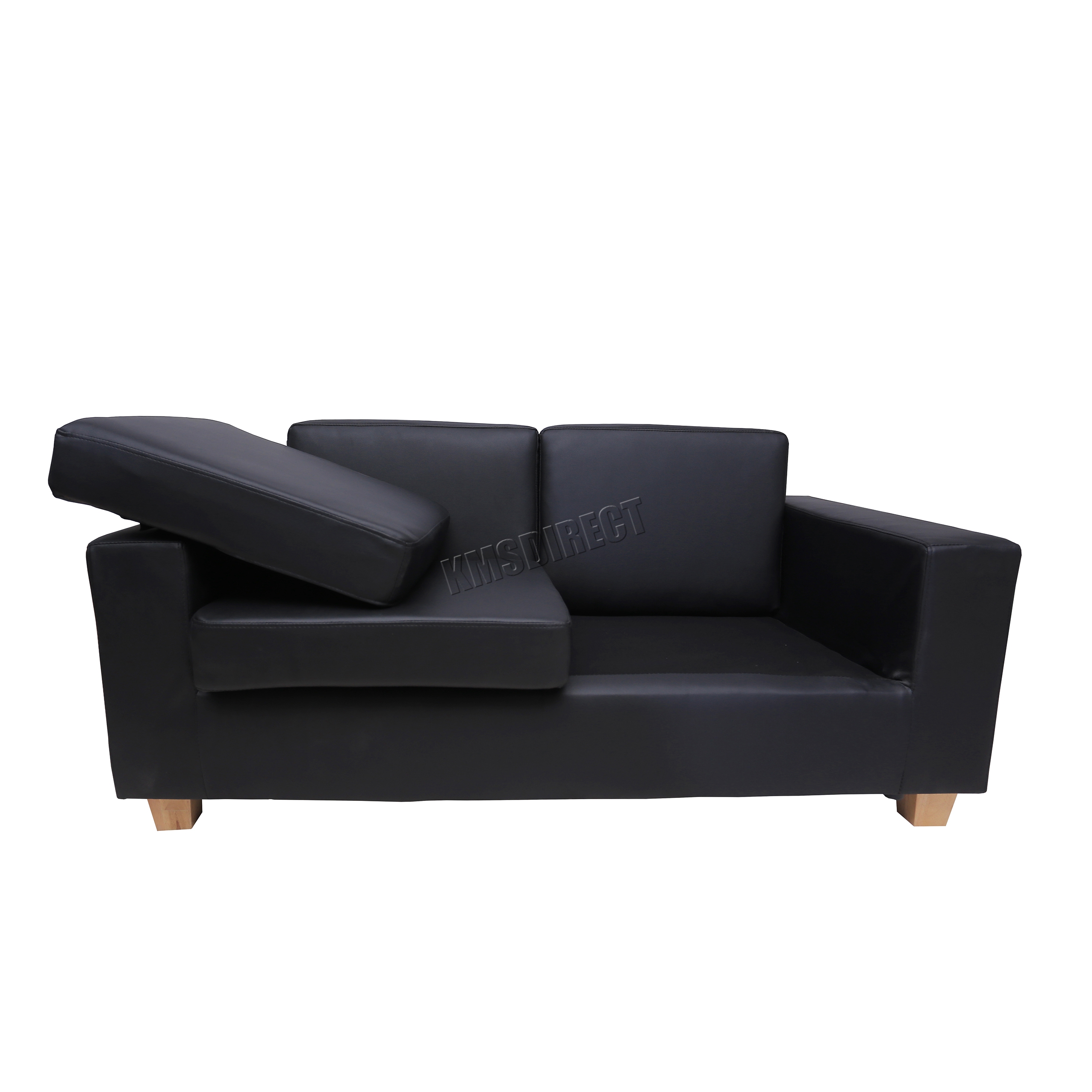 Foxhunter Pu 2 Seater Sofa Couch Livingroom Lounge Home Office Faux Foxhunter Pu 2 Seater Sofa Couch Livingroom Lounge