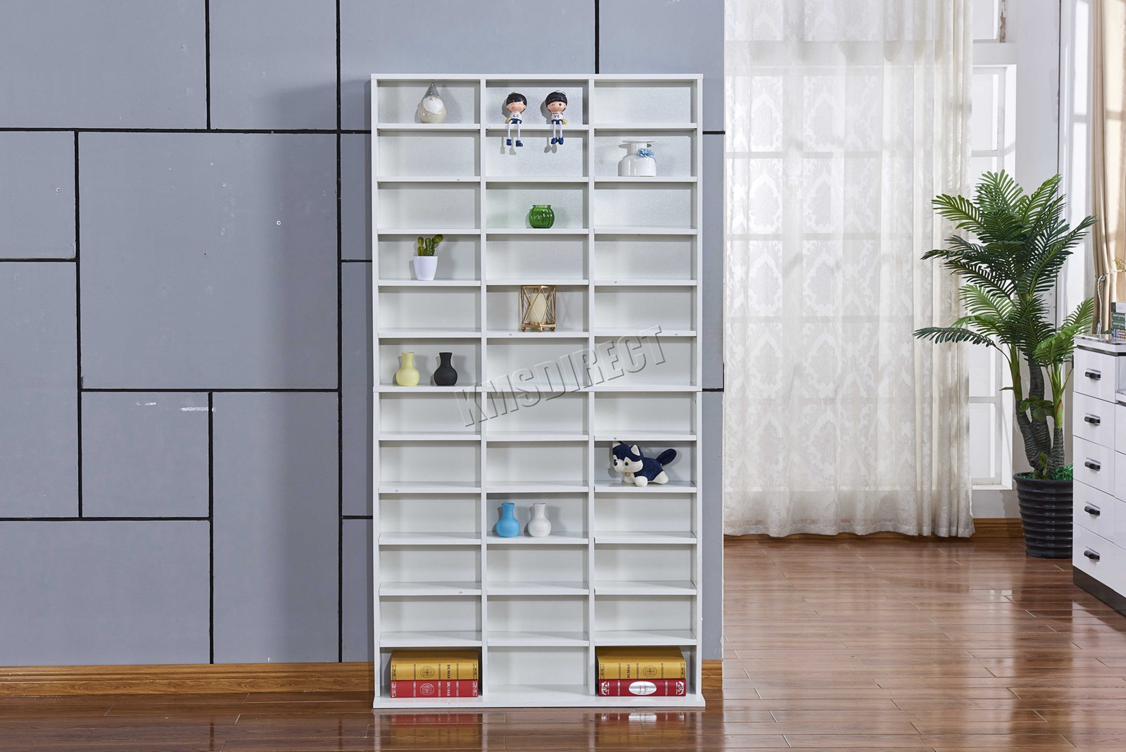 WestWood CD DVD Shelf Storage Video Game Book Tower Stand Display Rack PB CSP01