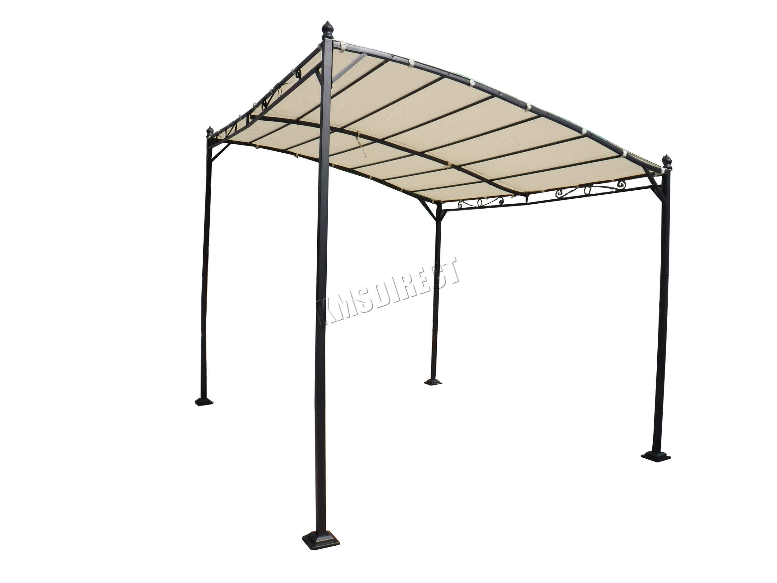 WestWood Metal Wall Gazebo Awning Garden Marquee Canopy Patio Door