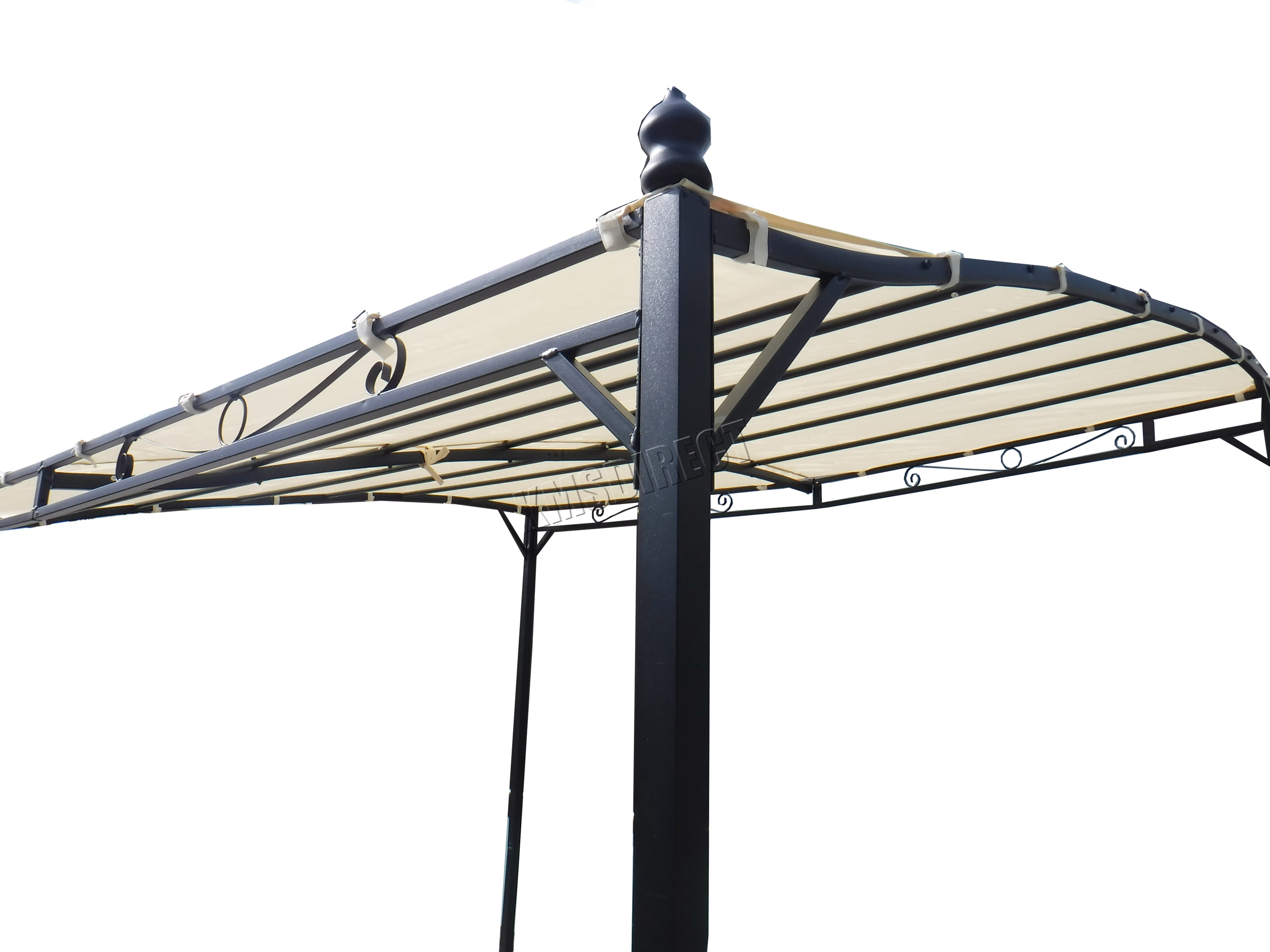 WestWood Metal Wall Gazebo Awning Garden Marquee Canopy Patio Door