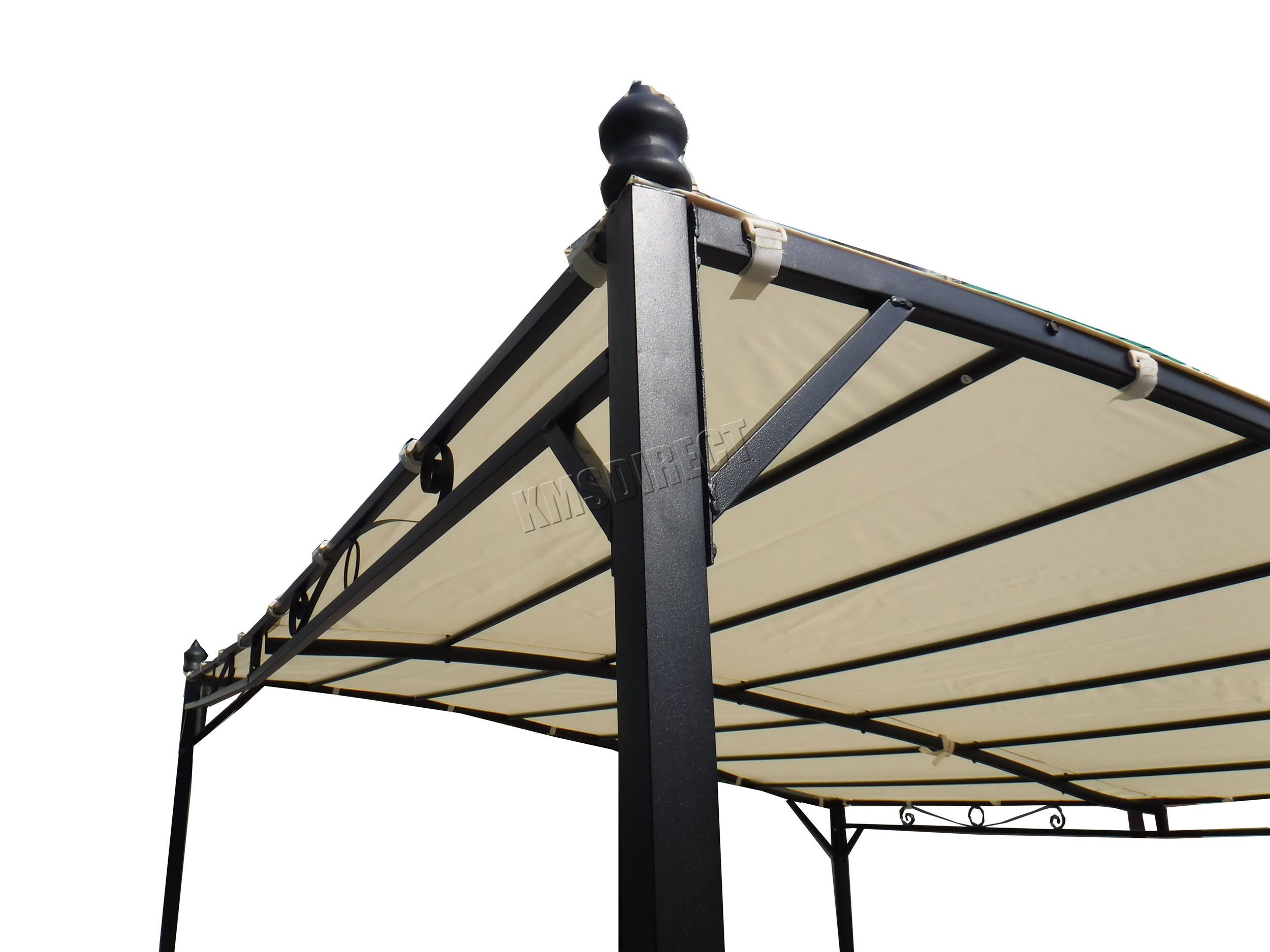 WestWood Metal Wall Gazebo Awning Garden Marquee Canopy Patio Door