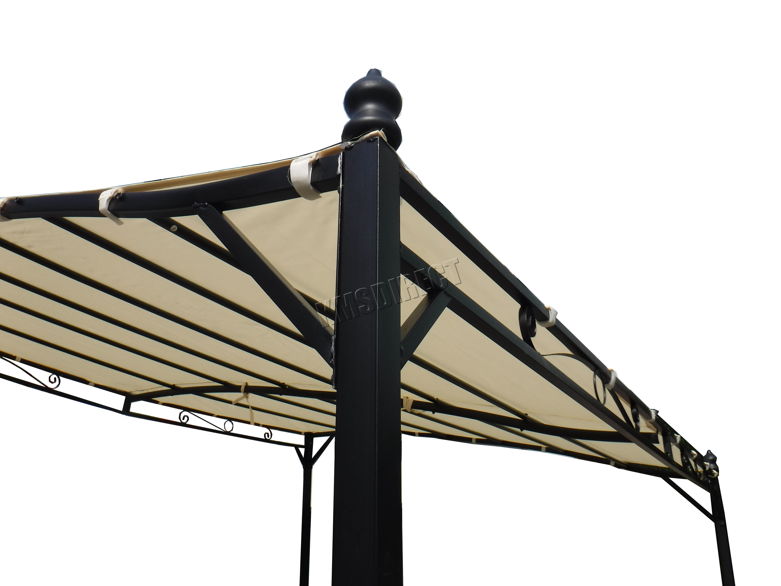 WestWood Metal Wall Gazebo Awning Garden Marquee Canopy Patio Door