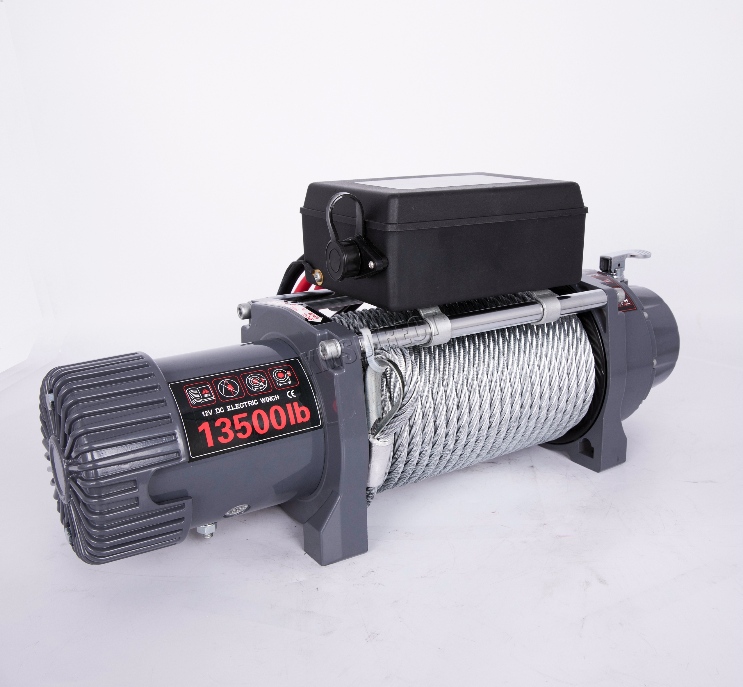 SwitZer Electric Winch 13500lb 12V Wireless Recovery Caravan Trailer