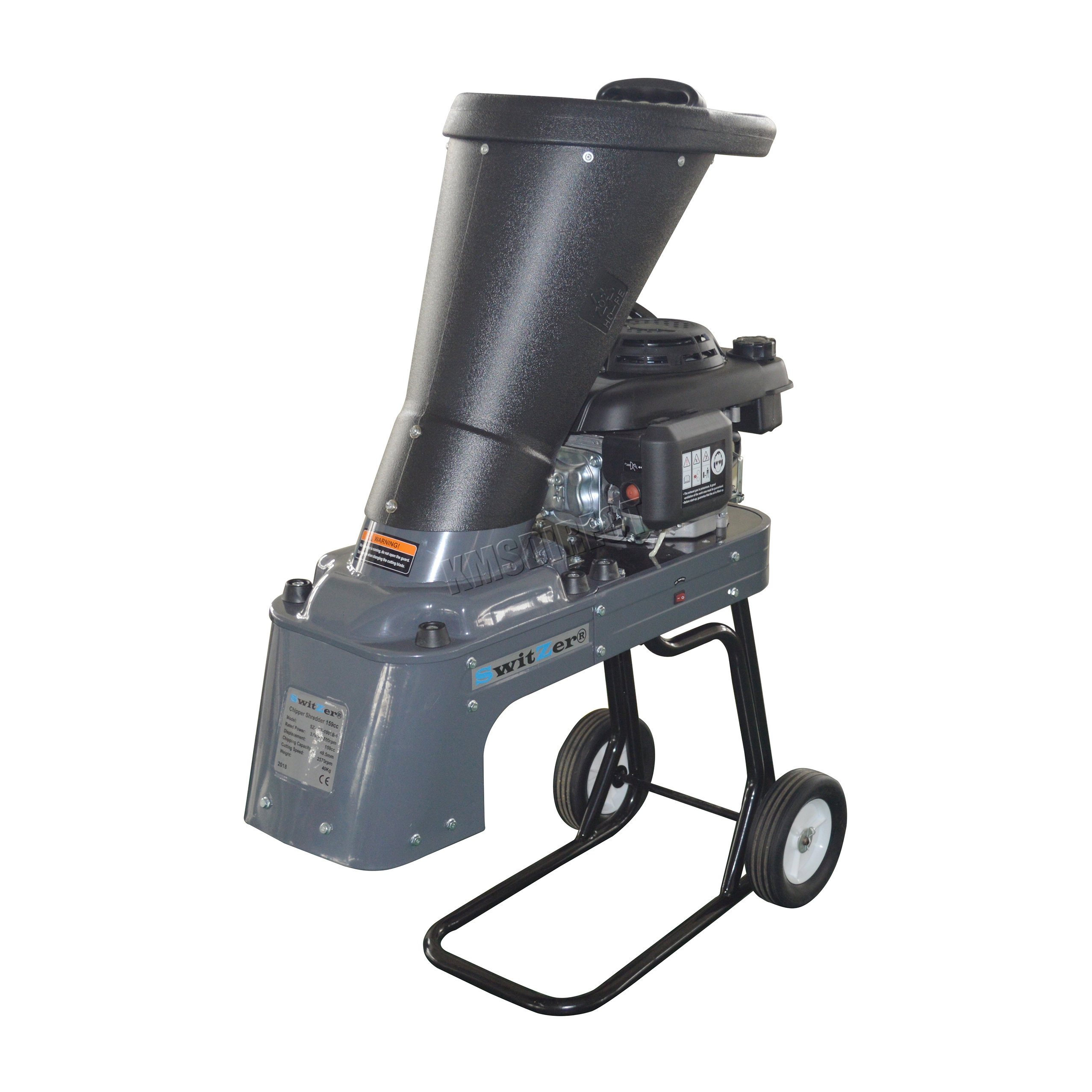 SwitZer 3KW 5HP Garden Petrol Chipper Shredder 159CC Wood Timber 4