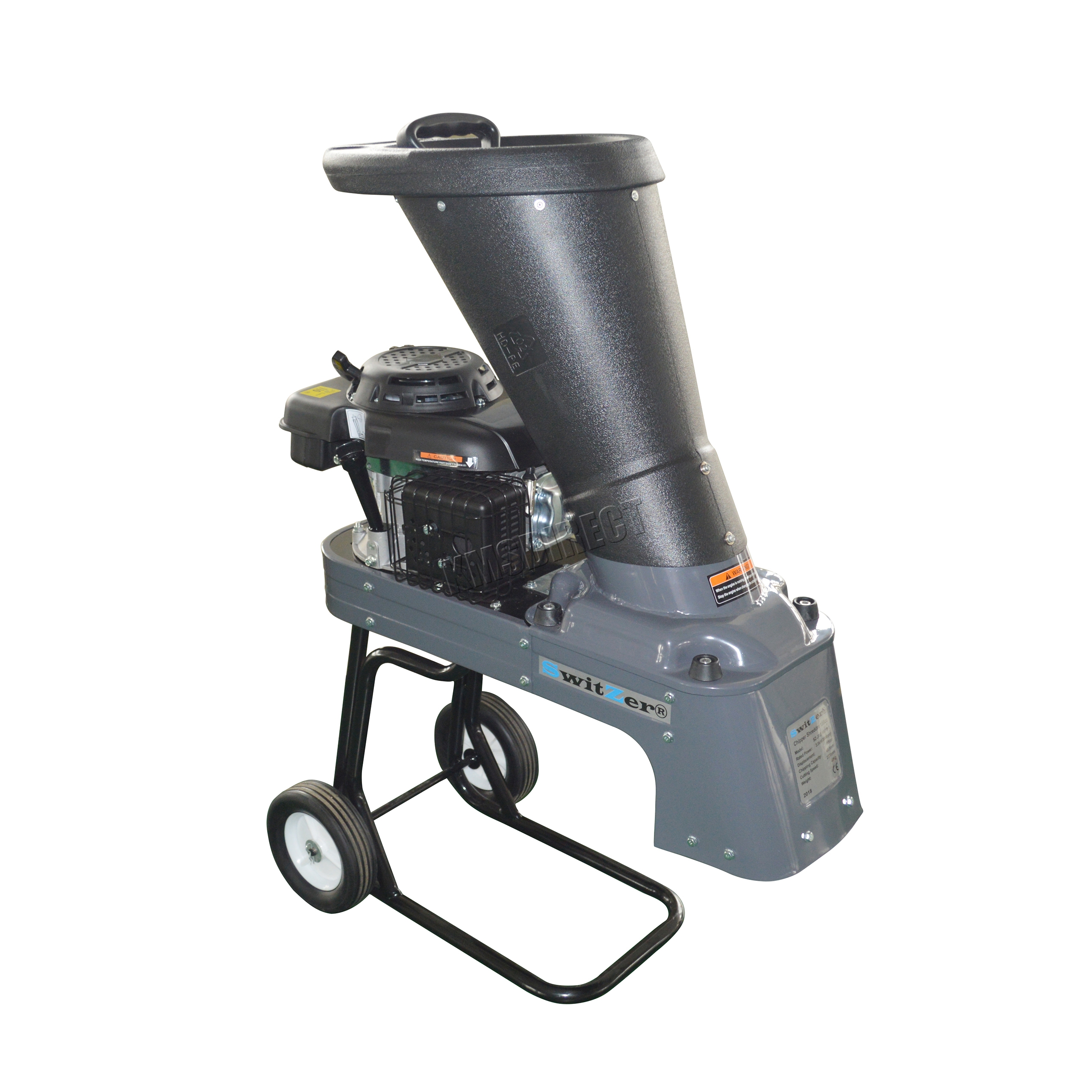SwitZer 3KW 5HP Garden Petrol Chipper Shredder 159CC Wood Timber 4