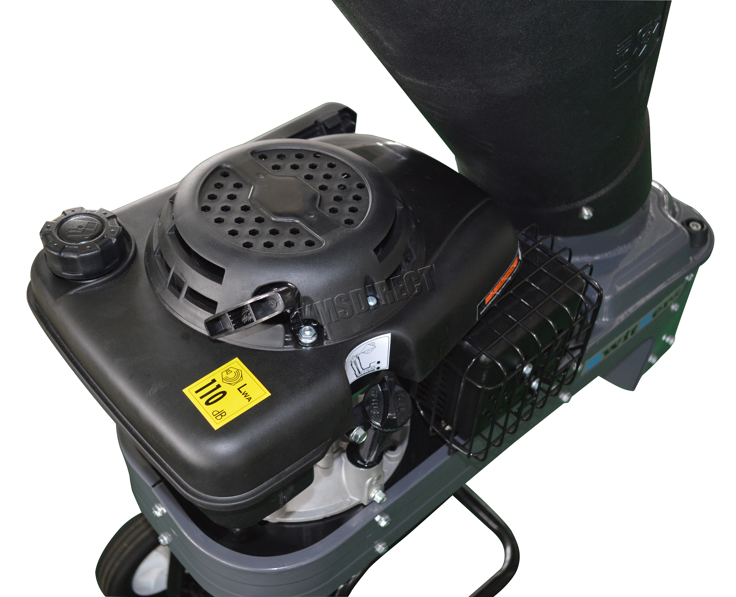 SwitZer 3KW 5HP Garden Petrol Chipper Shredder 159CC Wood Timber 4