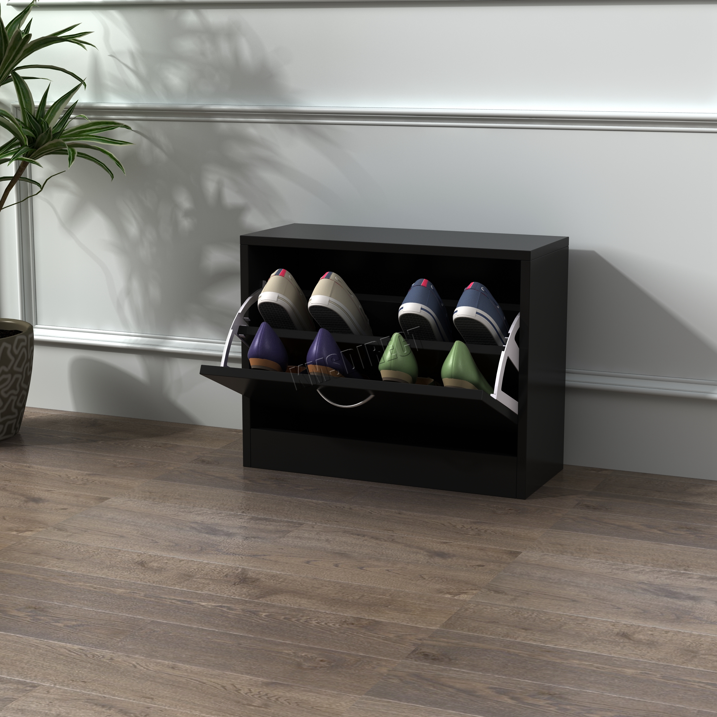 WestWood Wooden Shoe Storage Drawer Footwear Stand WestWood Wooden Shoe Storage Drawer Footwear Stand