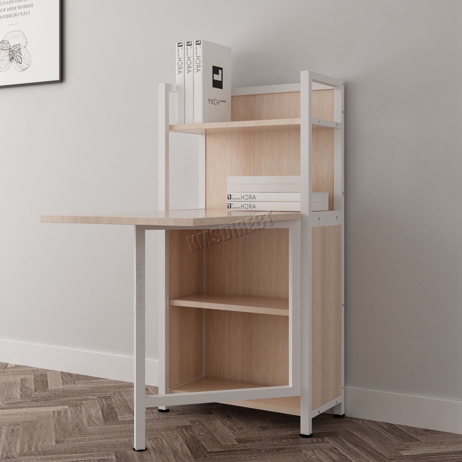WestWood Foldable Computer Desk Folding Laptop PC Table Shelf Office