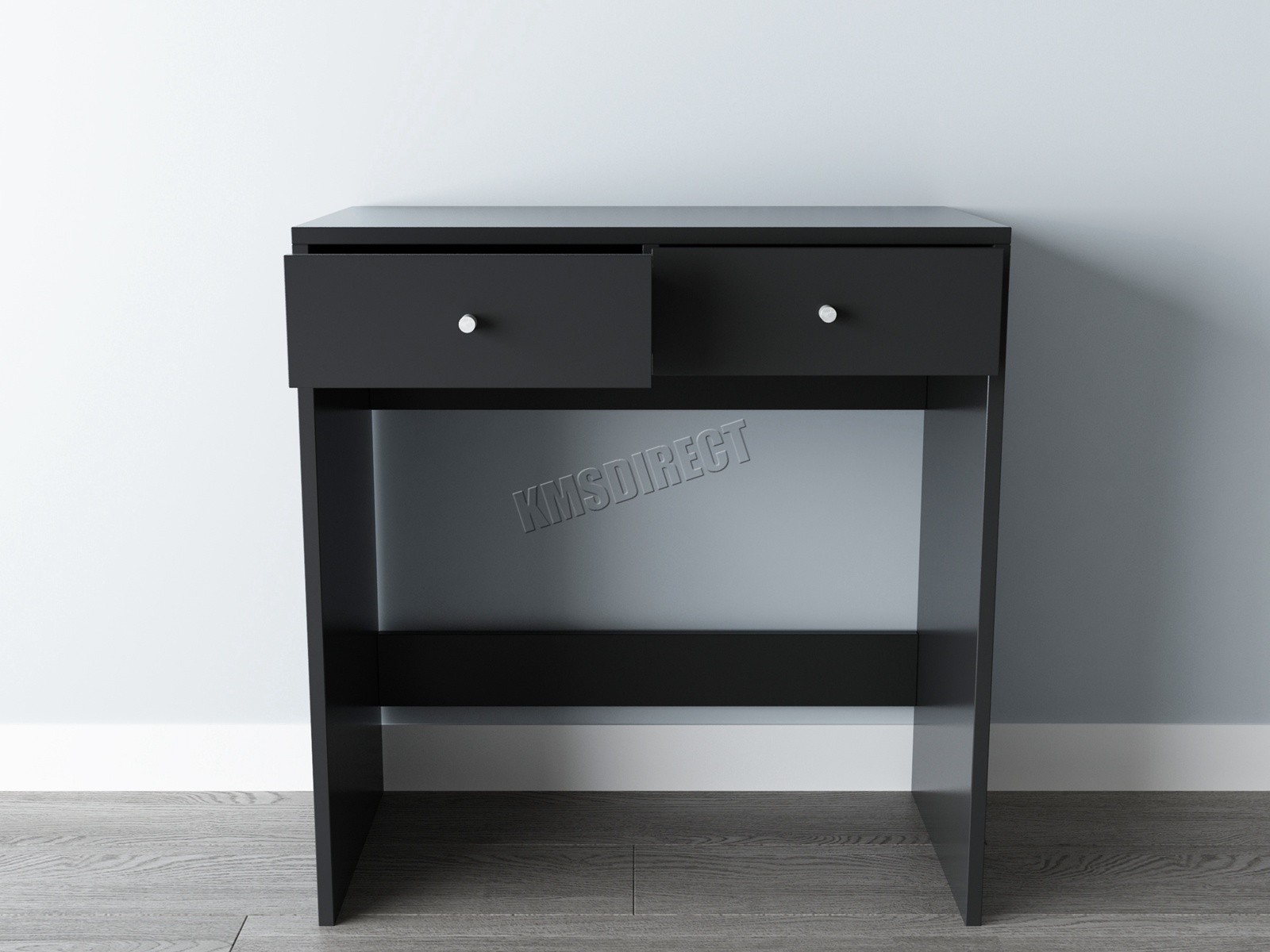 WestWood Wooden Makeup Jewelry Dressing Table Desk With 2 Drawers