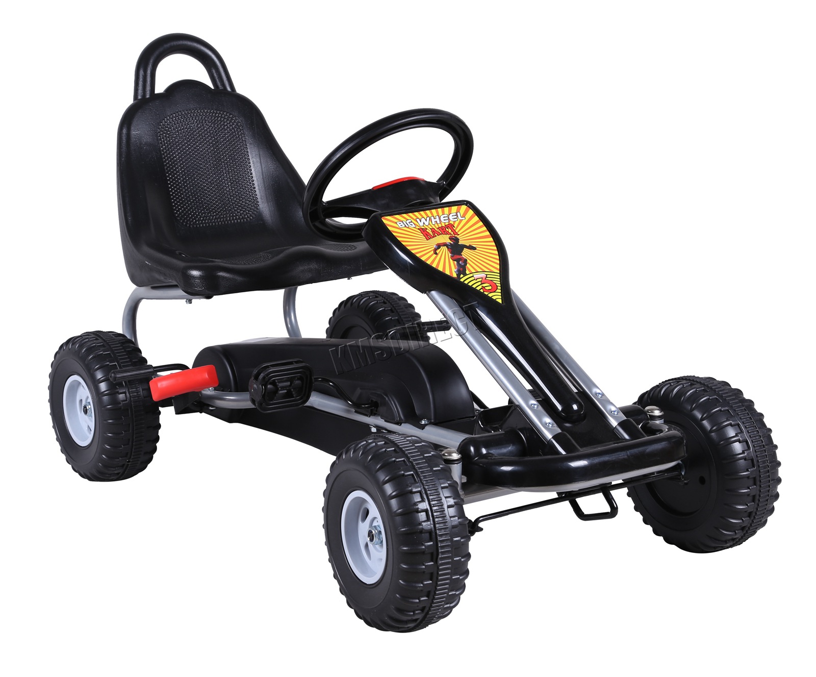 GALACTICA Children’s Go Kart Pedal Car for Kids GoCart With Handbrake