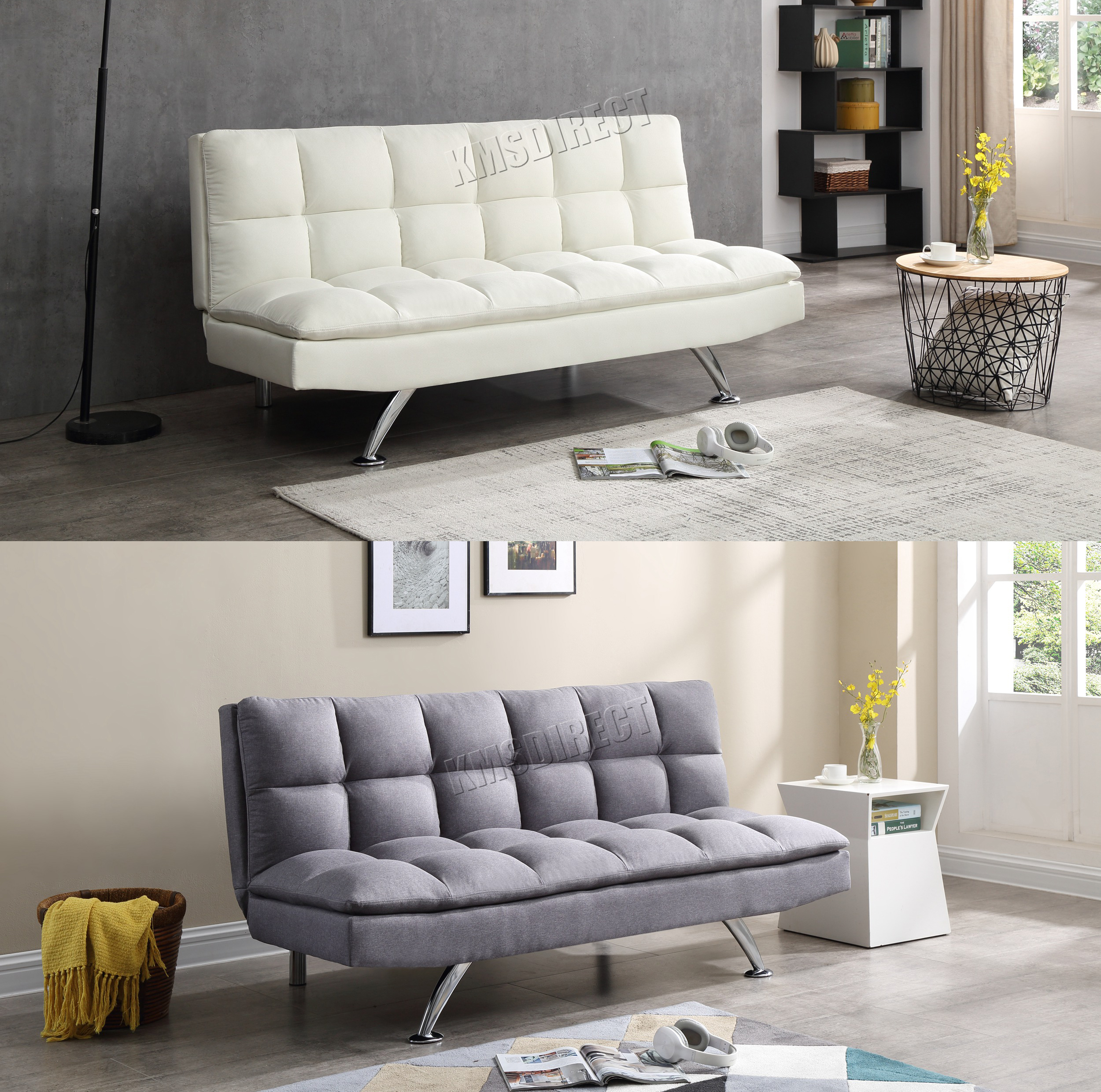 WestWood Fabric Sofa Bed Couch 3 Seater Modern Luxury Home Furniture