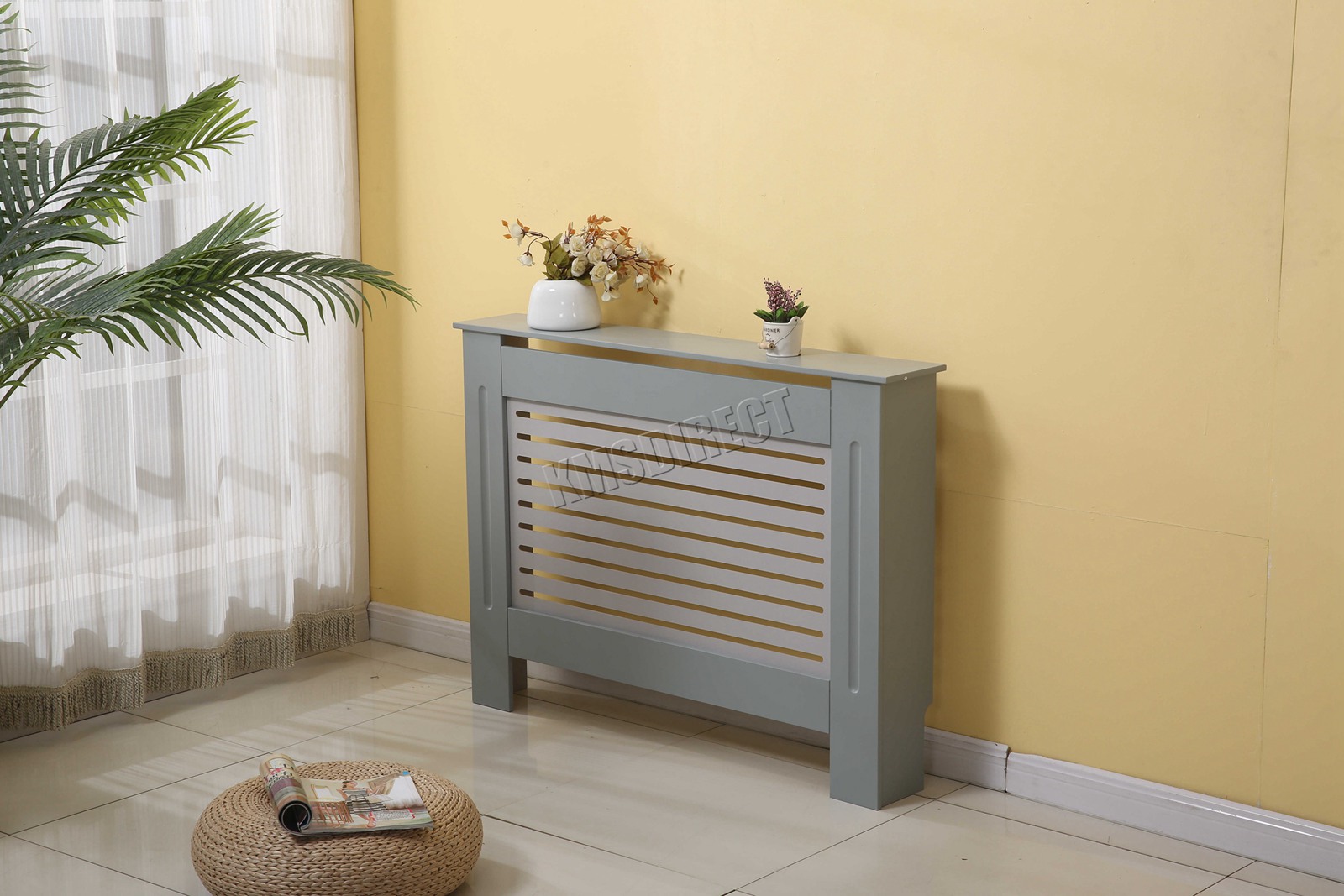 WestWood Radiator Cover White Or Grey Wooden Radiator Wall Shelves eBay
