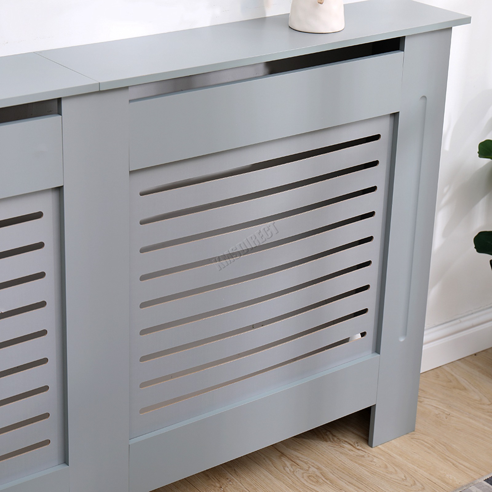 WestWood Radiator Cover White Or Grey Wooden Radiator Wall Shelves