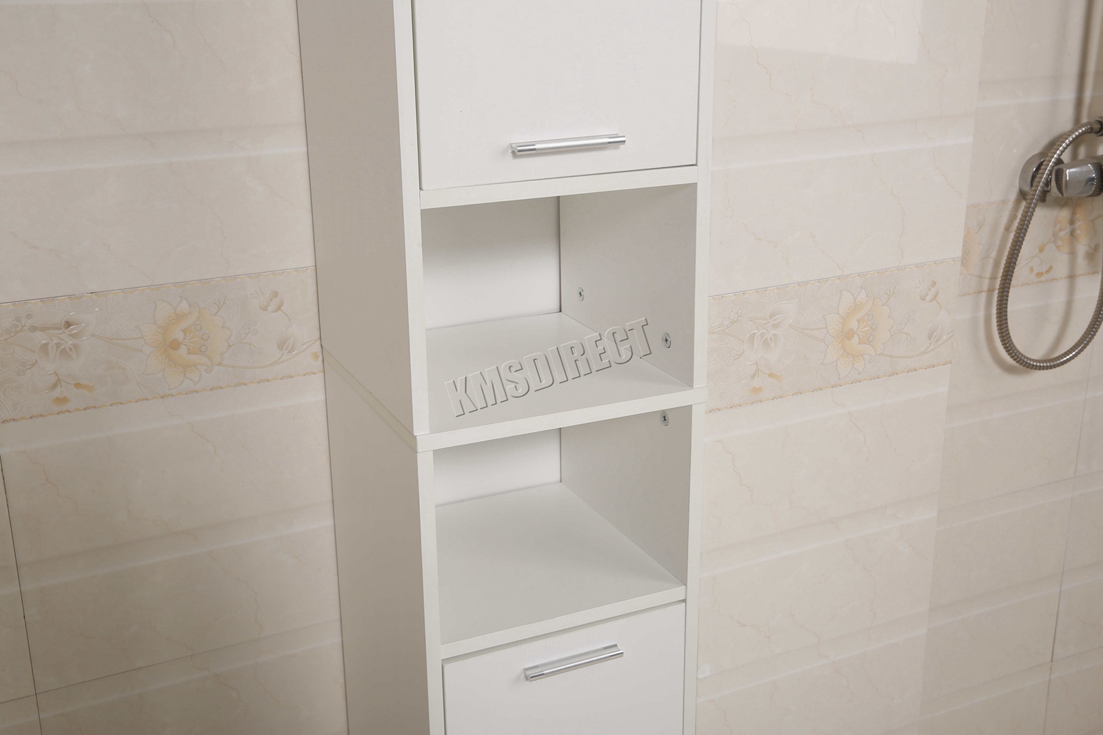 WestWood Bathroom Tall Shelving Storage Cupboard Floor Standing BC10 eBay