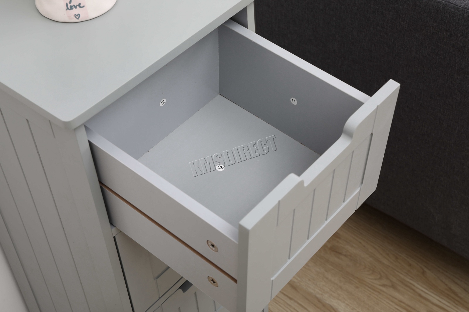 WestWood Bathroom Storage Wooden 4 Drawer Cupboard Free Standing Unit eBay