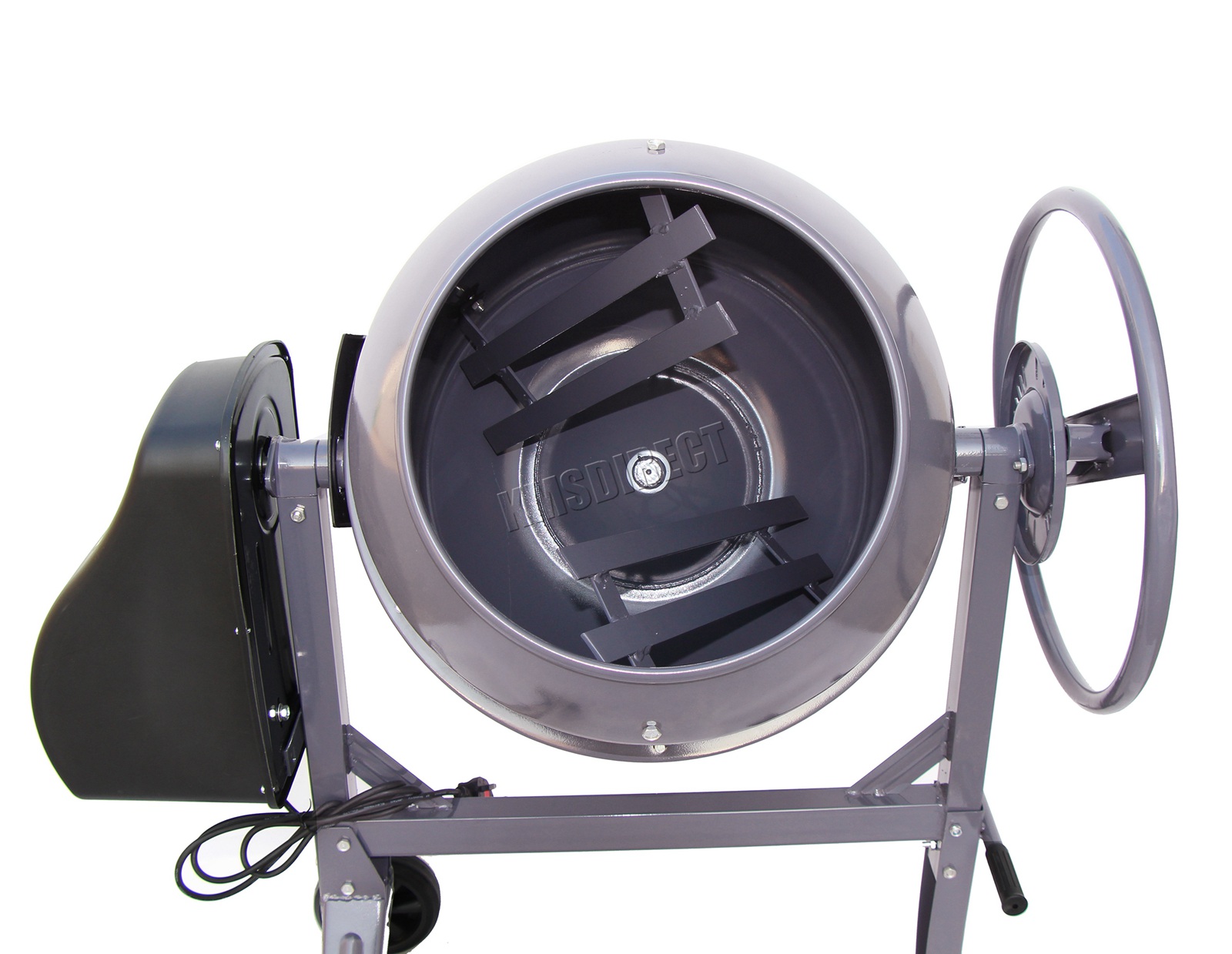 Switzer Electric Cement Mixer Portable Mortar Plaster Concrete Drum