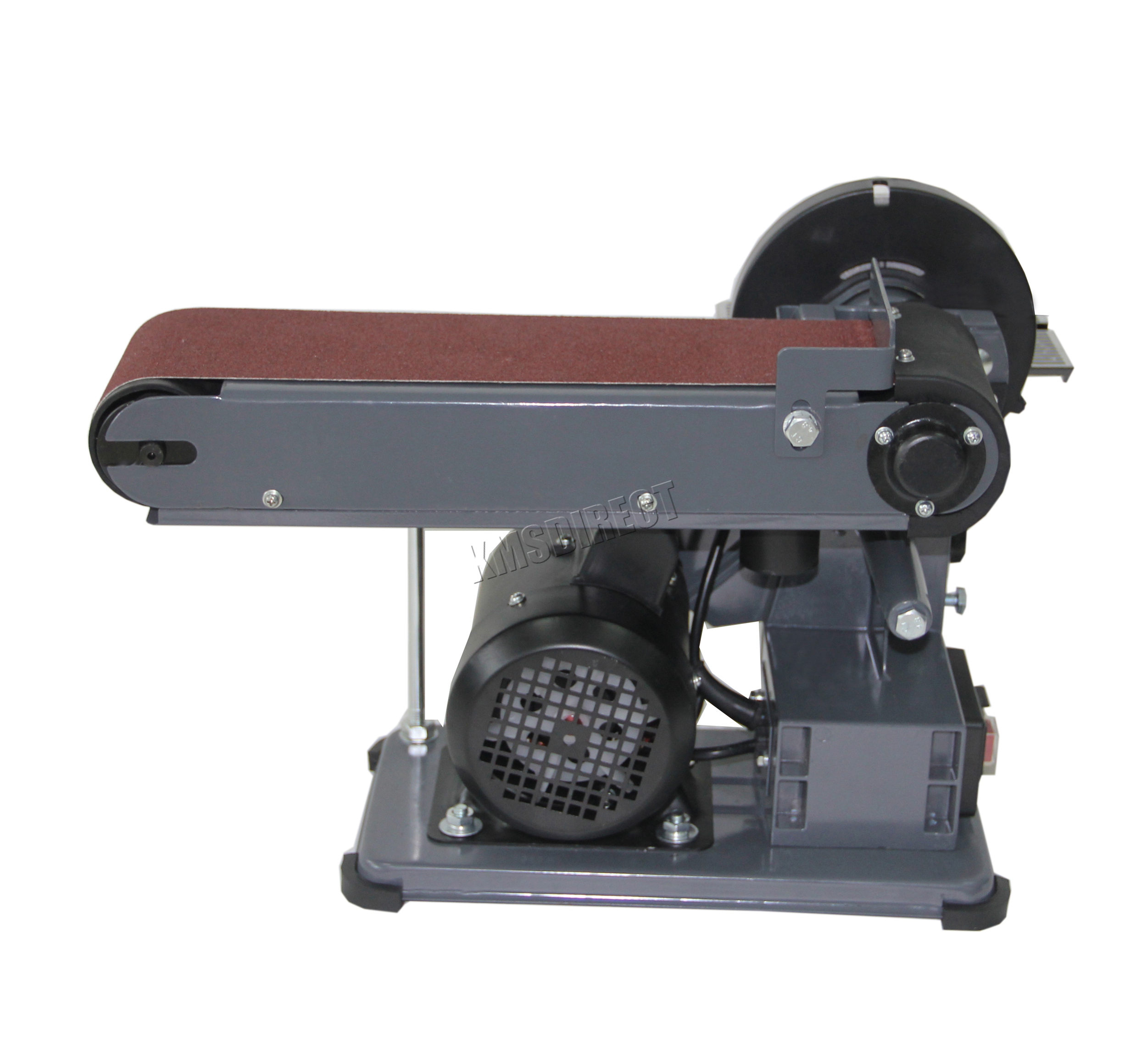 SwitZer Sander Belt And Disc Bench Linisher 375W Grinder Tool Heavy Duty SBD01 eBay