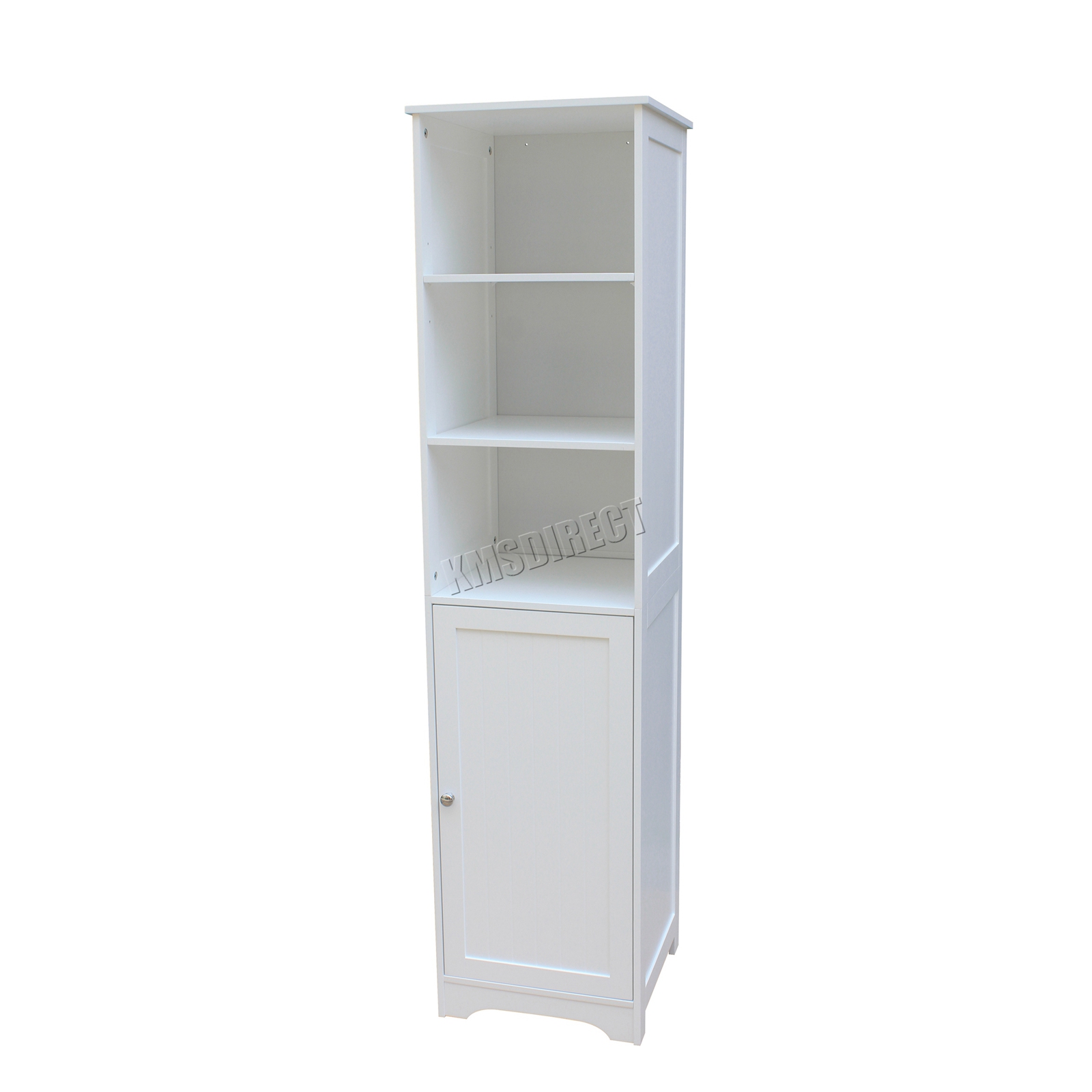 WestWood Wooden Bathroom Wall Mount Tall Shelving Unit Storage