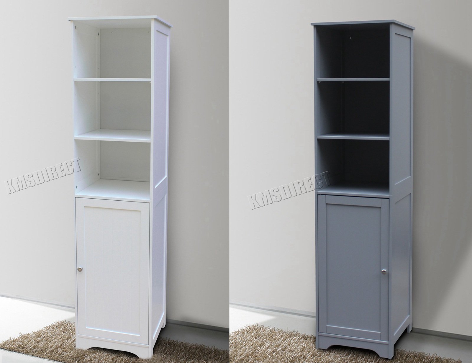 shelving unit with cupboard