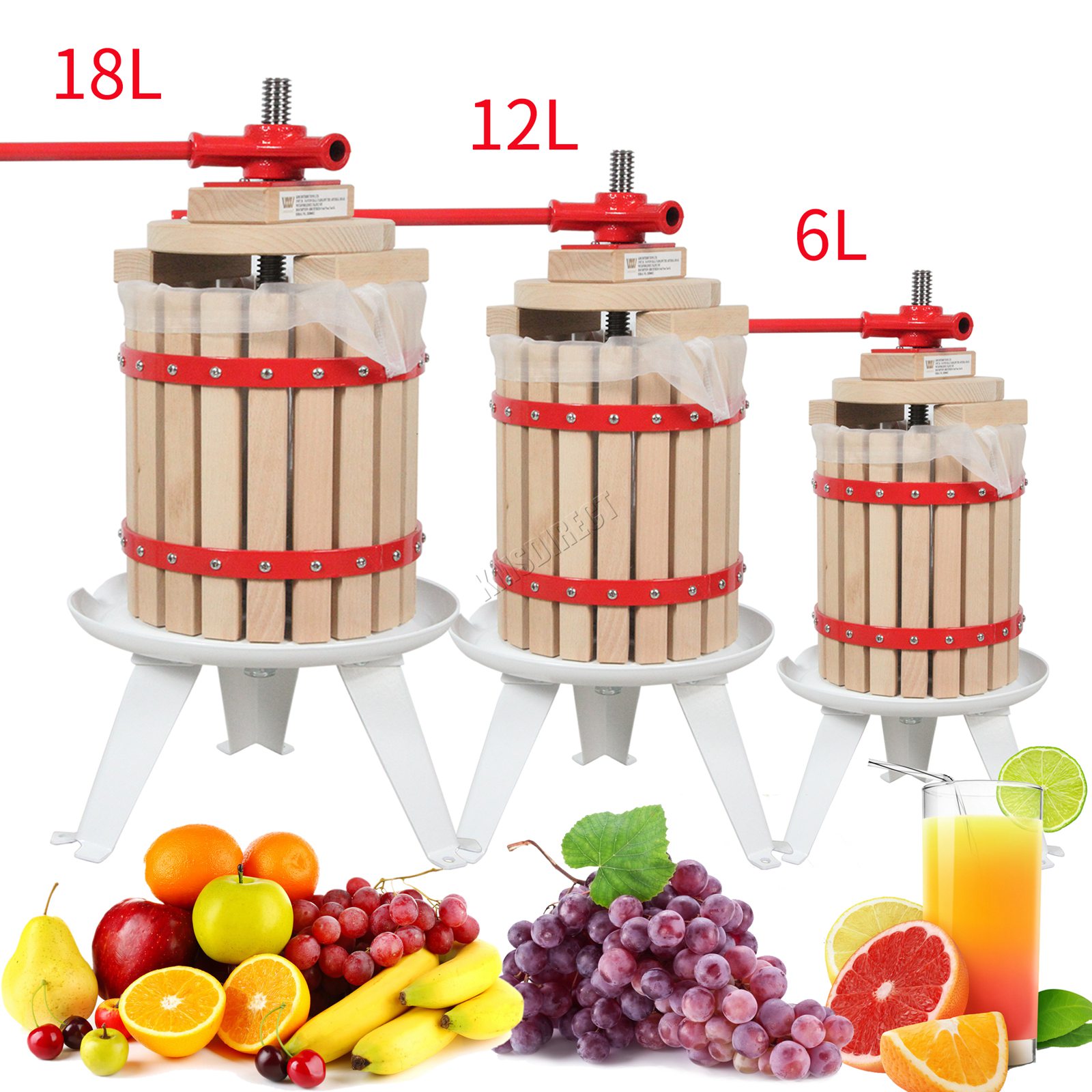 WestWood Fruit Press Wine Making Tool Apple Cider Grape ...