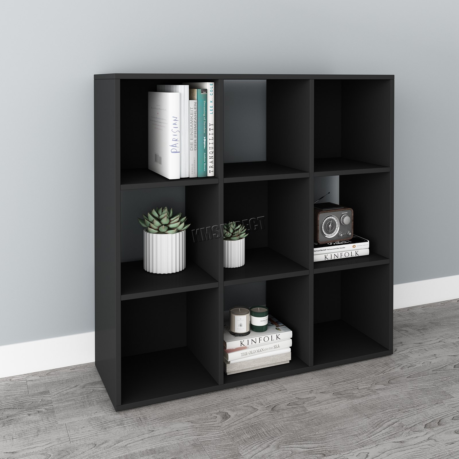 Westwood Bookshelf 3 Tier 9 Cube Bookcase Storage Display Pb Shelving Rack Unit Ebay 7045