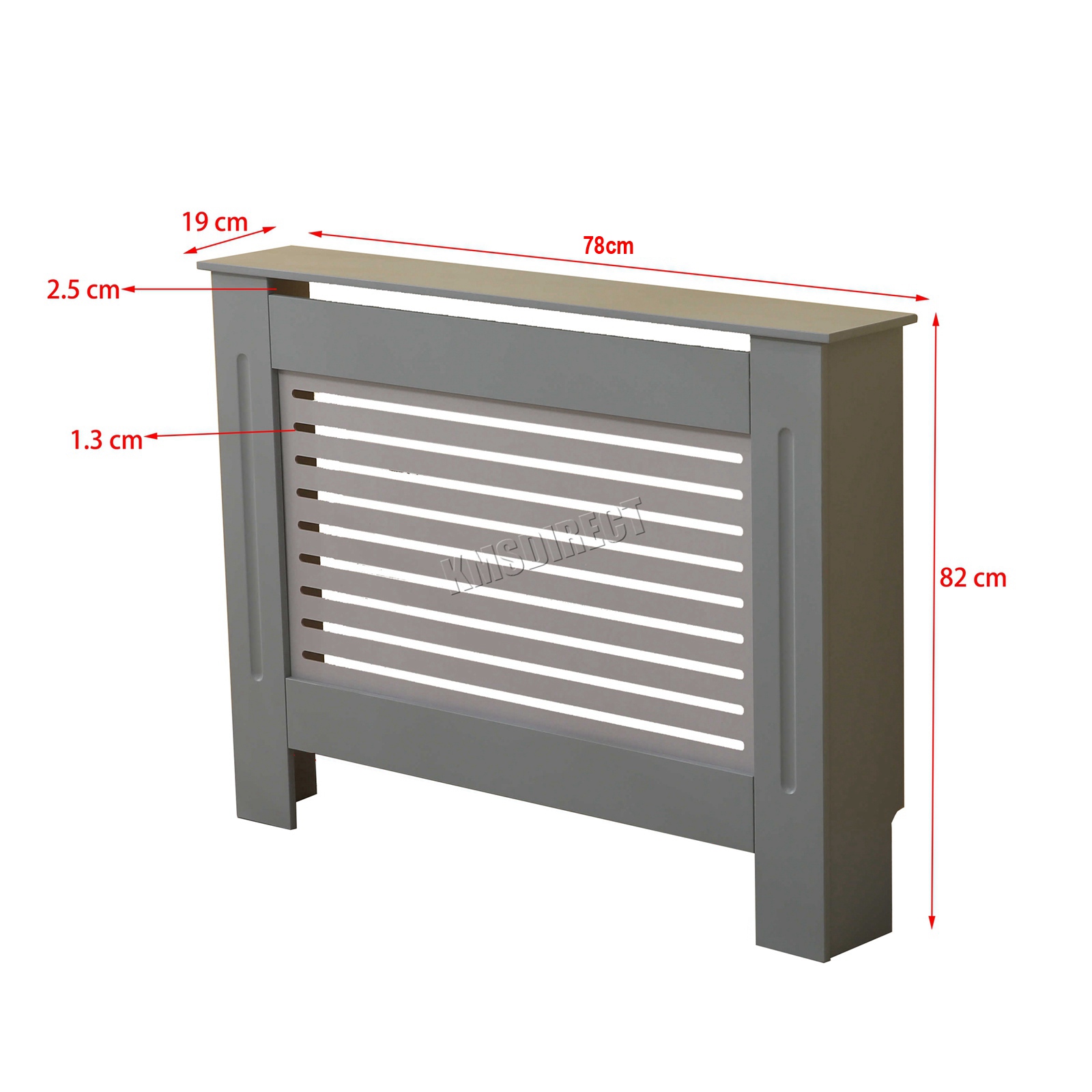 WestWood Radiator Cover White Or Grey Wooden Radiator Wall Shelves