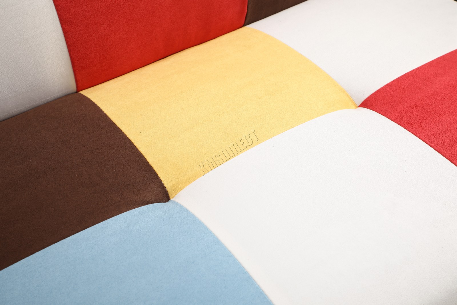 WestWood Patchwork Rainbow Sofa Bed ClickClack 3 Seater Retro Couch