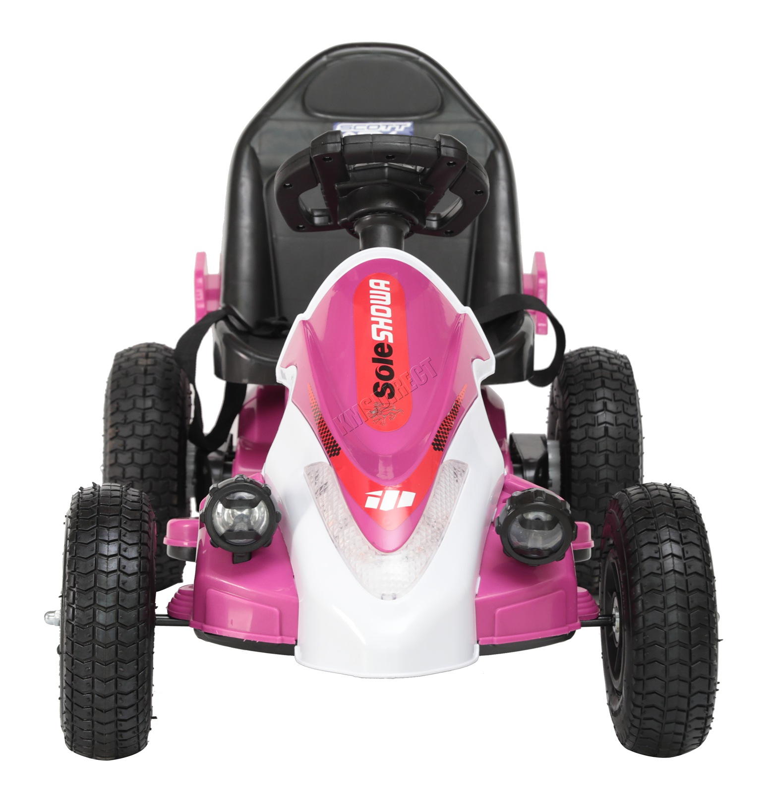 GALACTICA Electric Kids Go Kart Racing Pedal Ride On Car Rubber Tyre